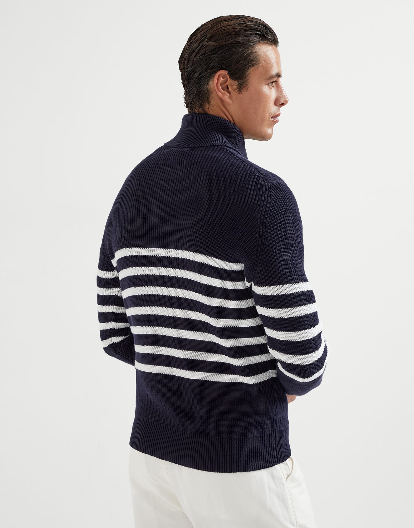 Half English rib sweater