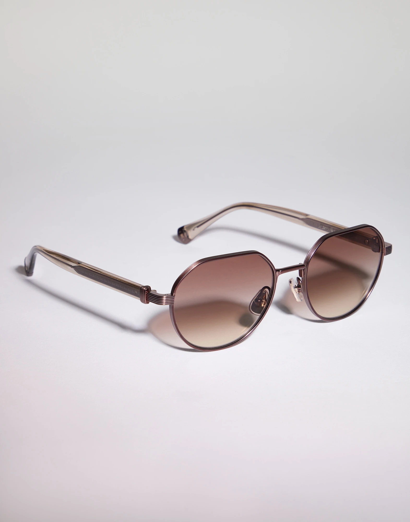 Geometric titanium frame
