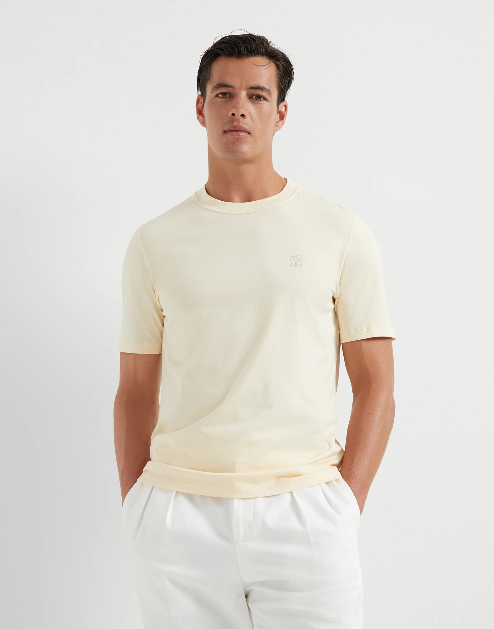 Jersey T-shirt with logo