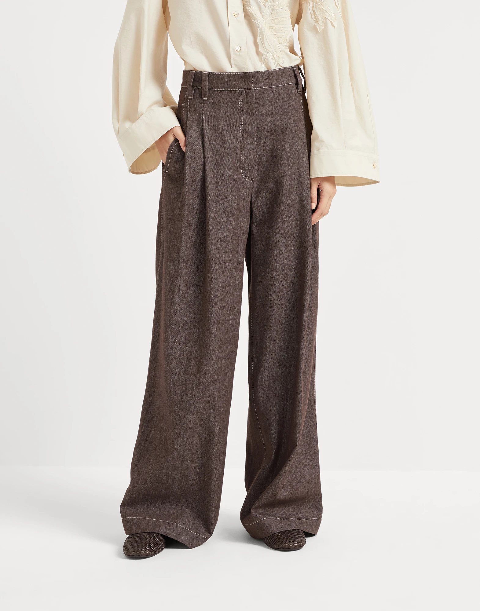 Wide Smart trousers