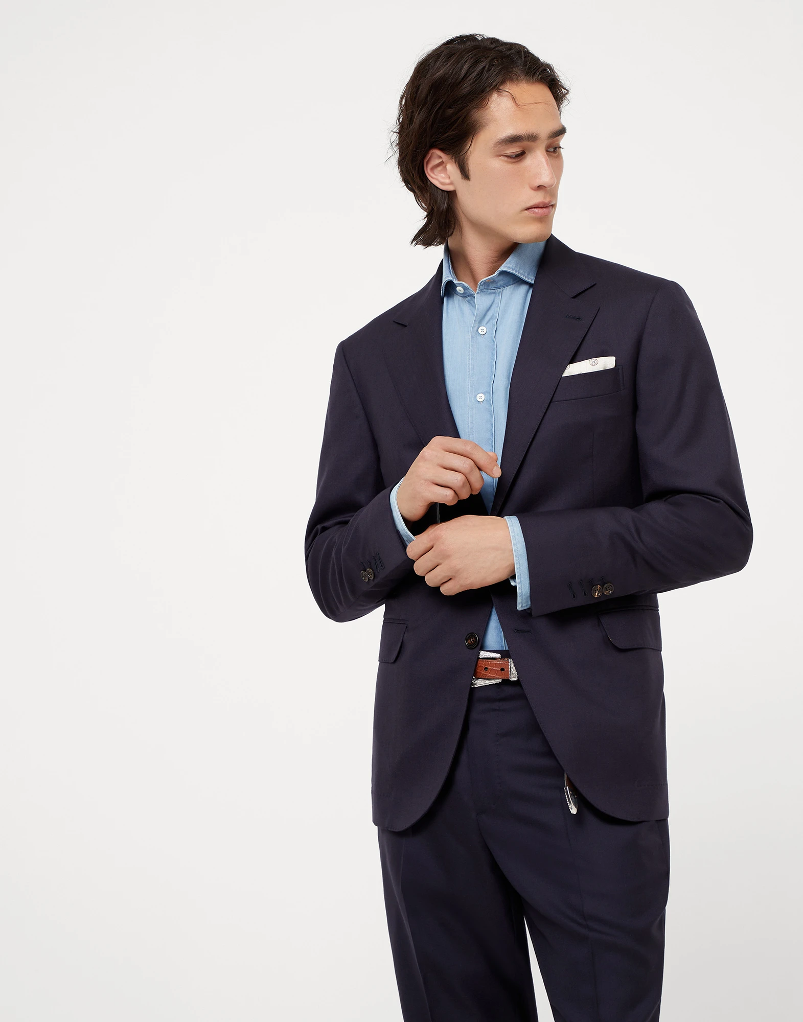 Lightweight cashmere blazer