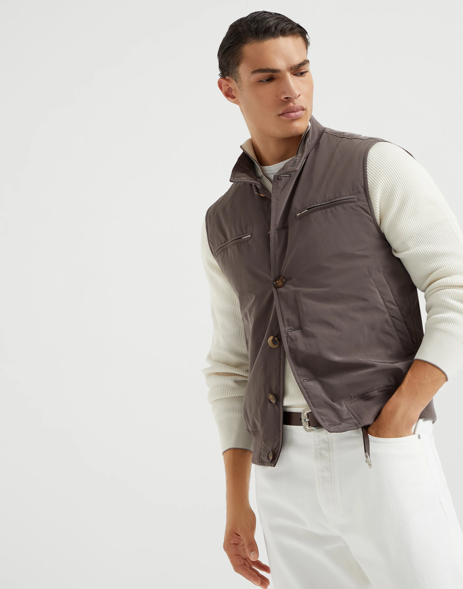 Microfiber vest
