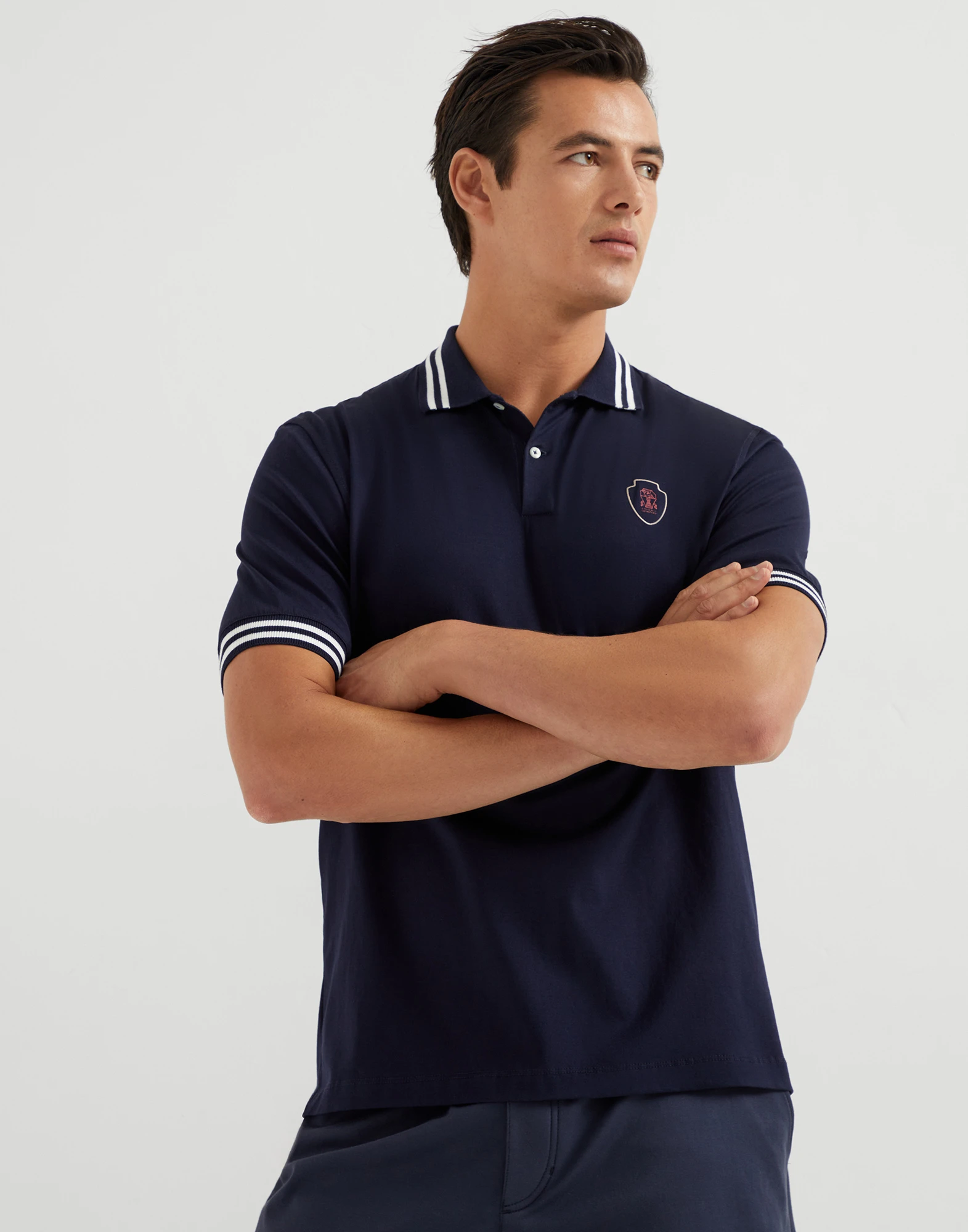 Jersey polo shirt