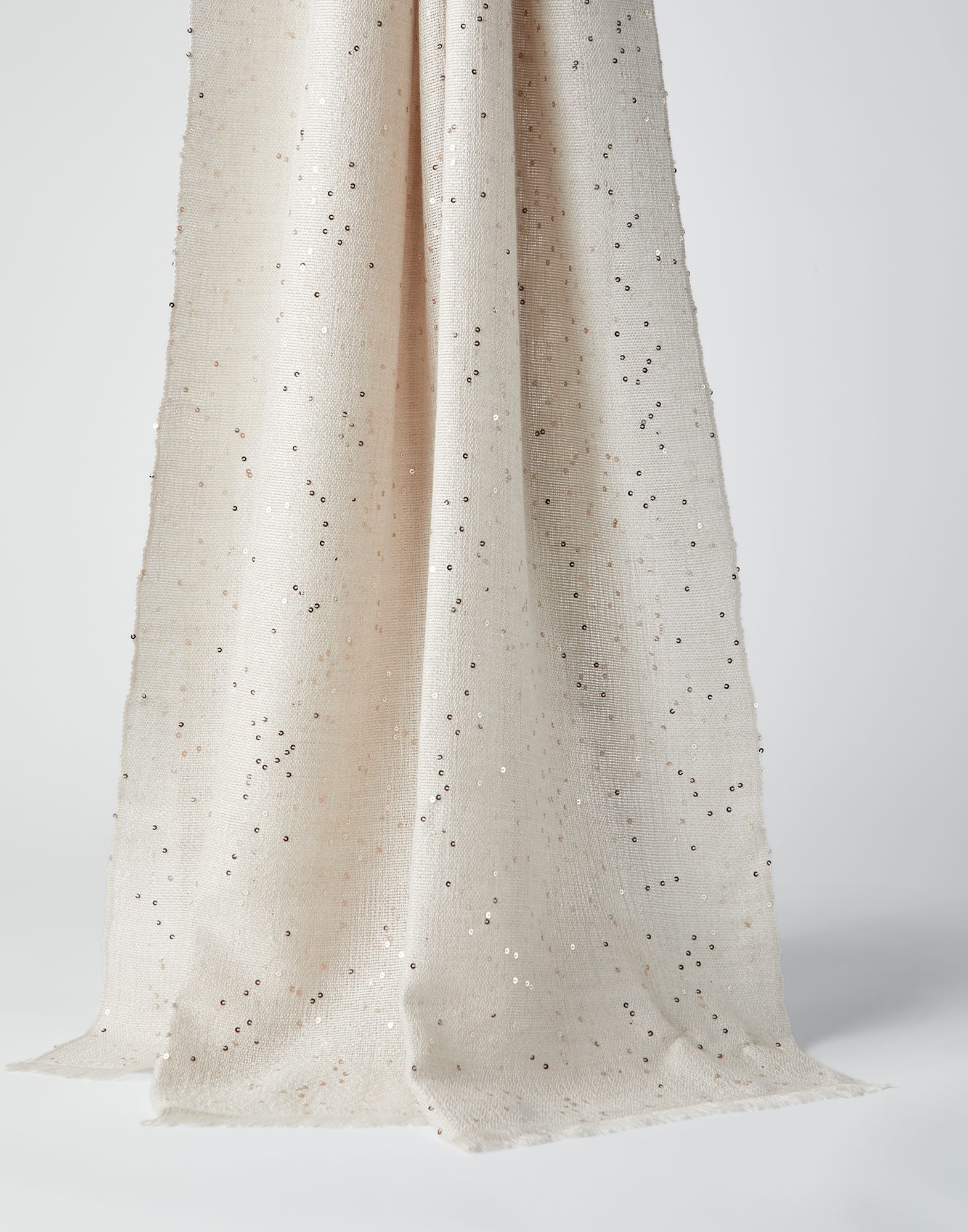 Cashmere and silk Diamond yarn scarf