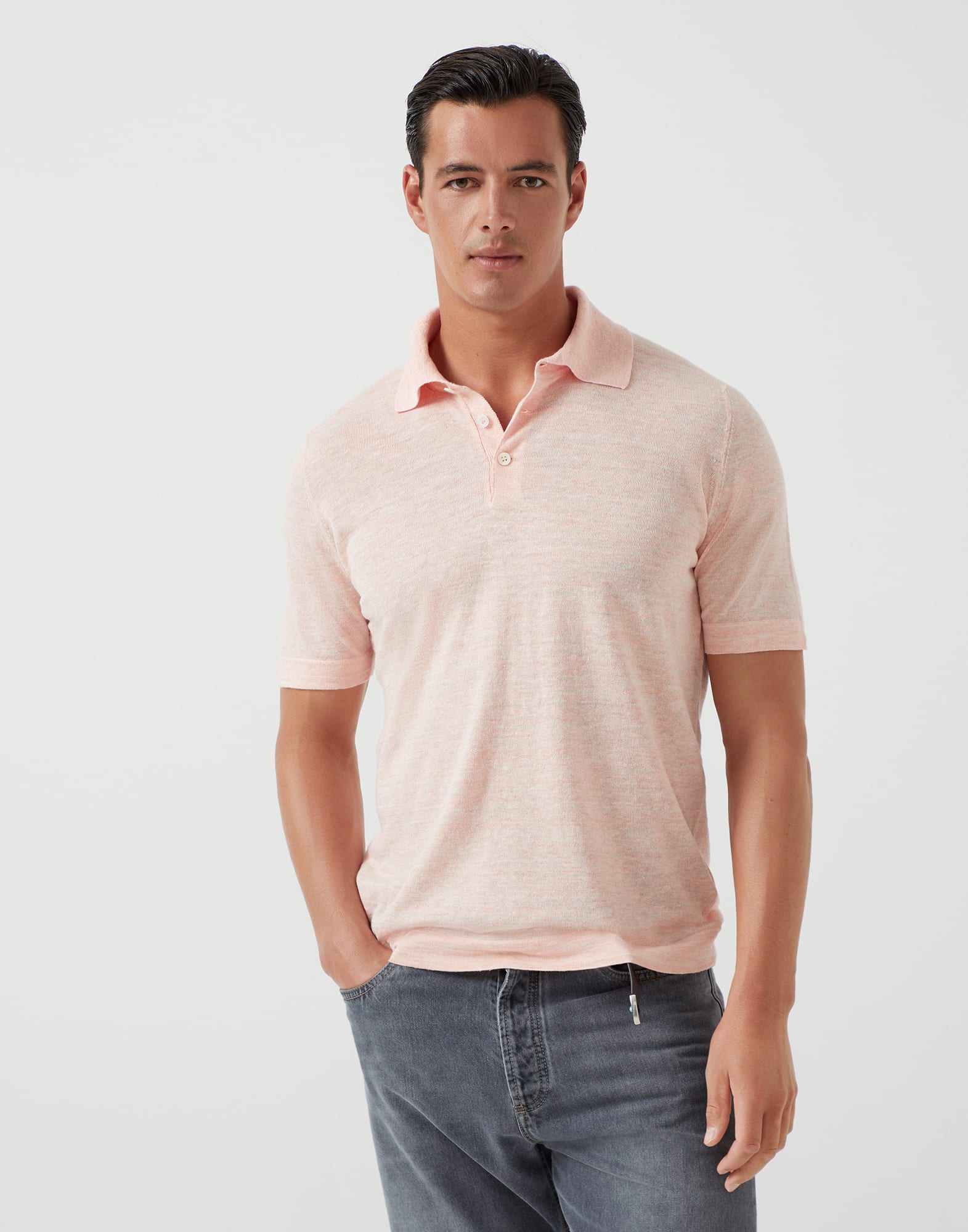 Polo-style sweater