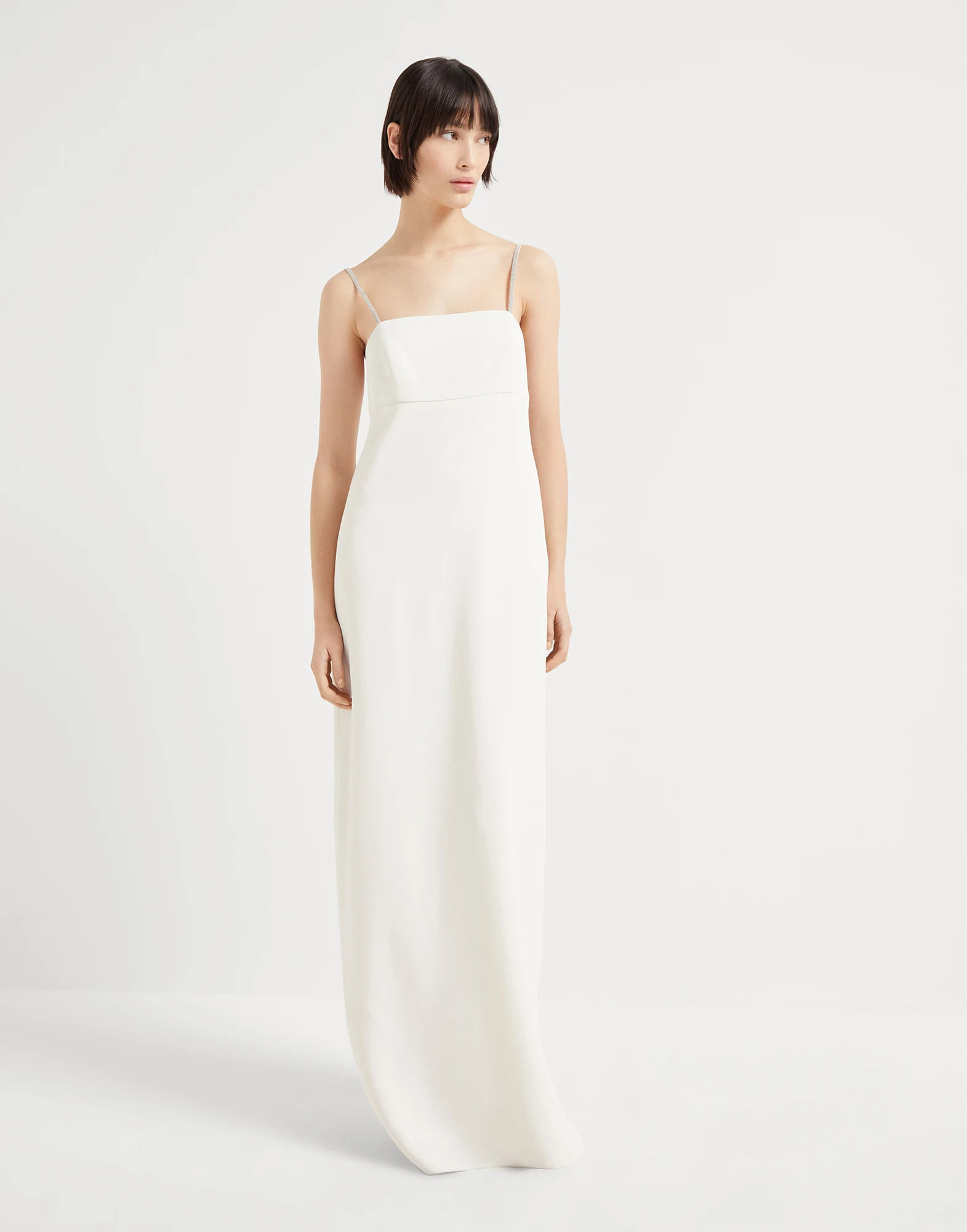 Dress with monili
