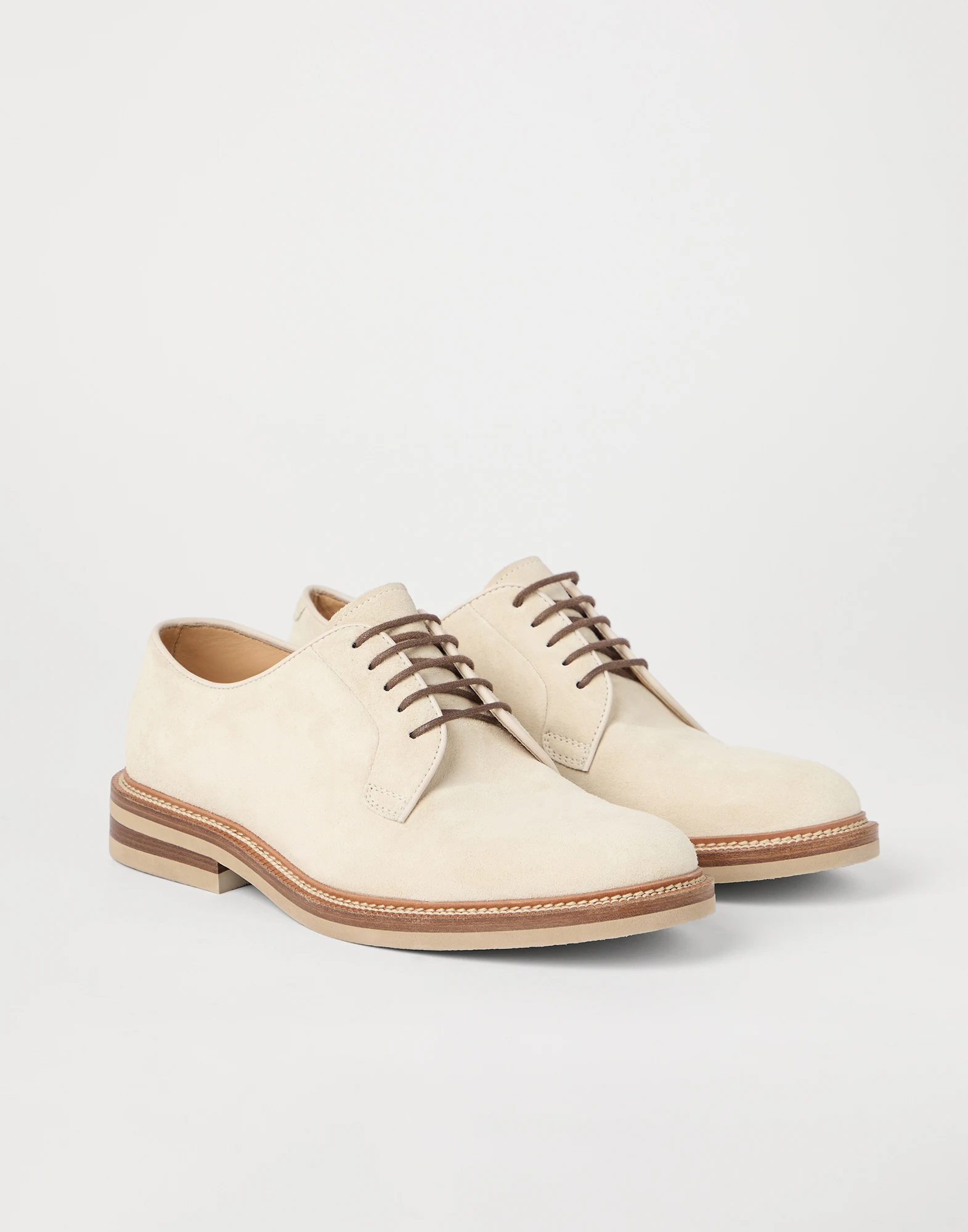Suede derby