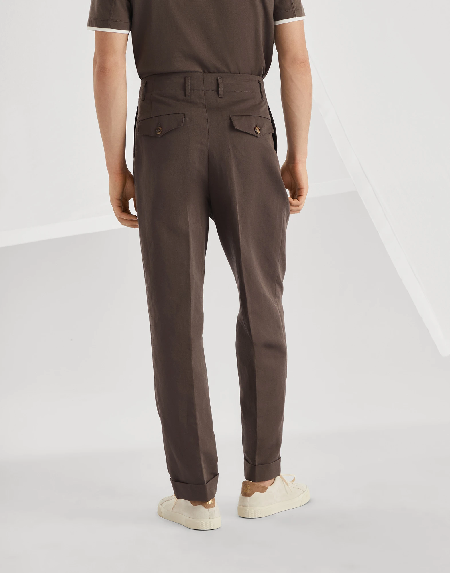 Gabardine trousers