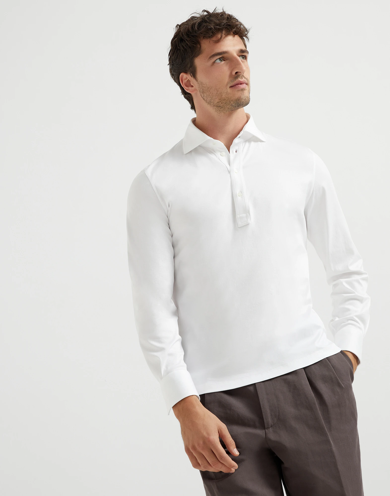 Jersey polo shirt