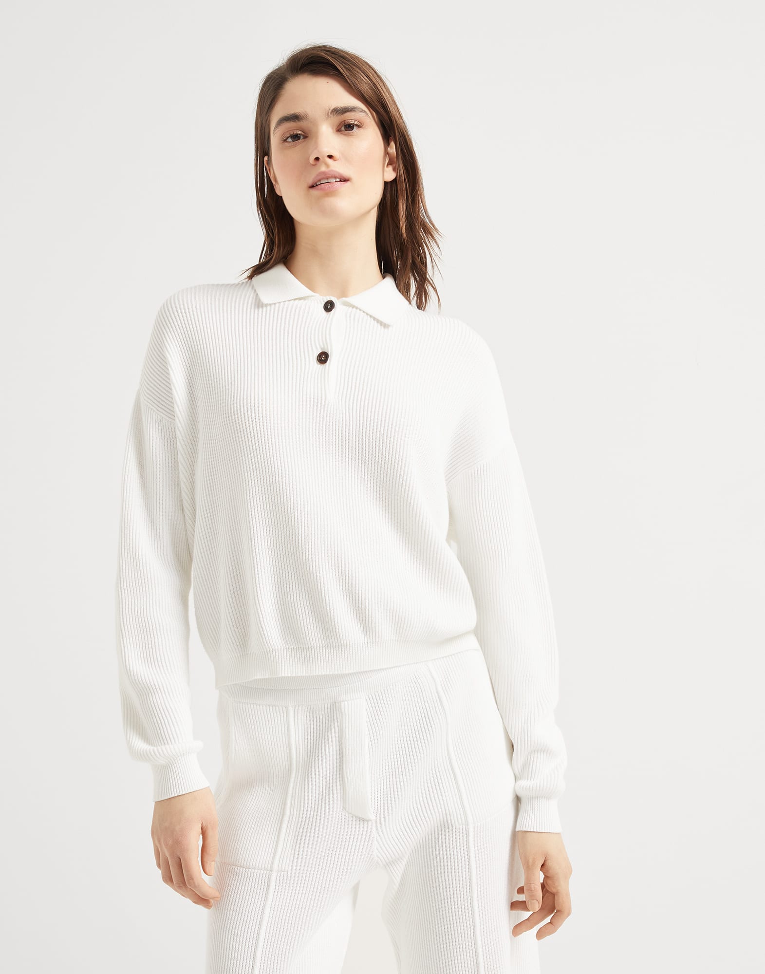 Polo-style sweater