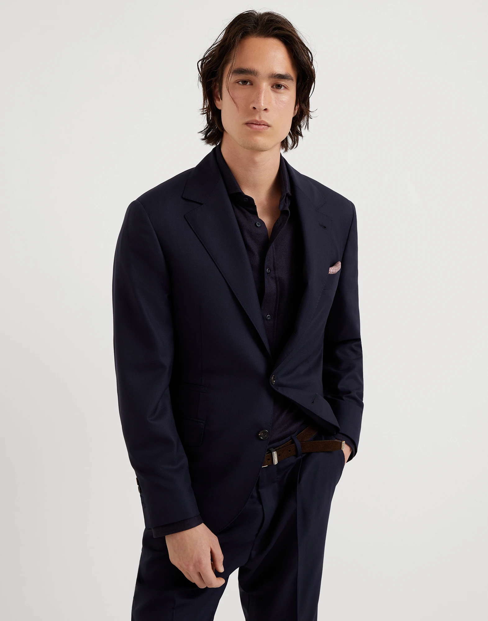 Wool and silk blazer
