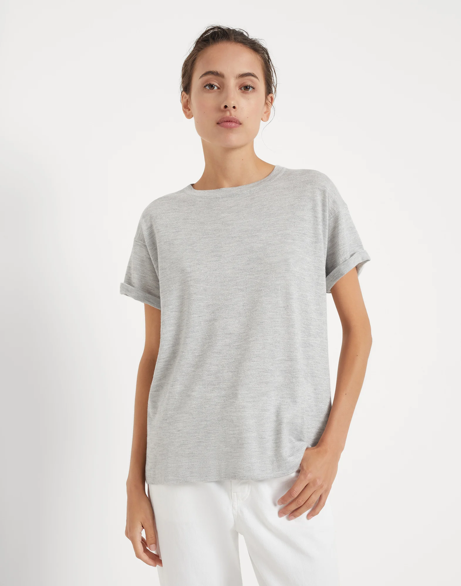 Cashmere and silk lightweight sweater