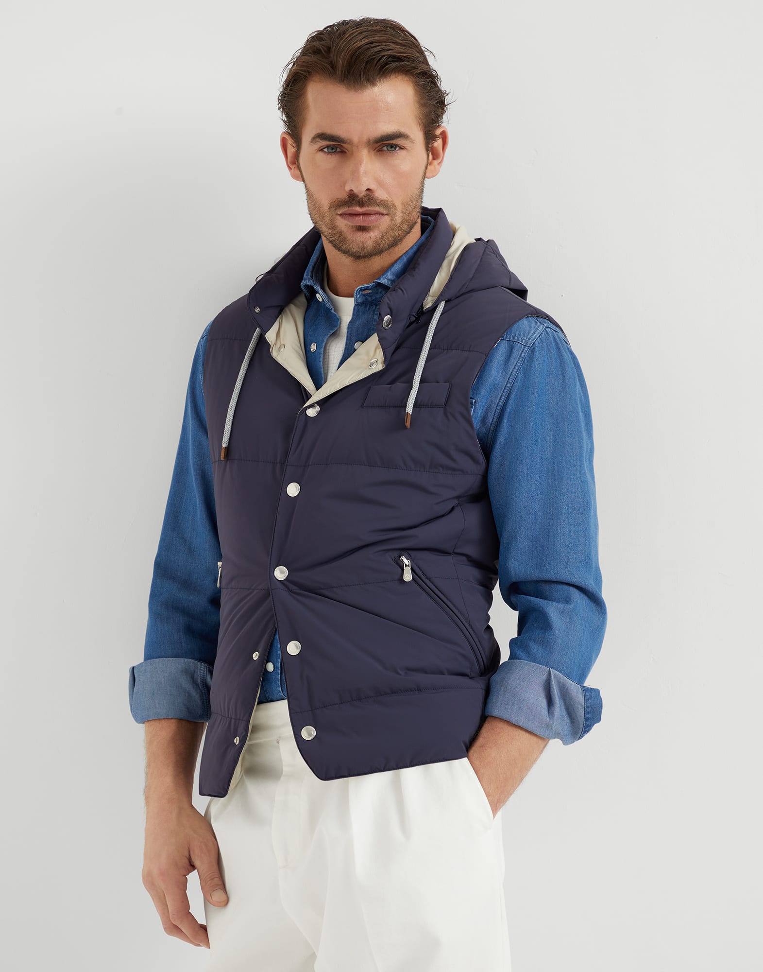 Nylon down vest