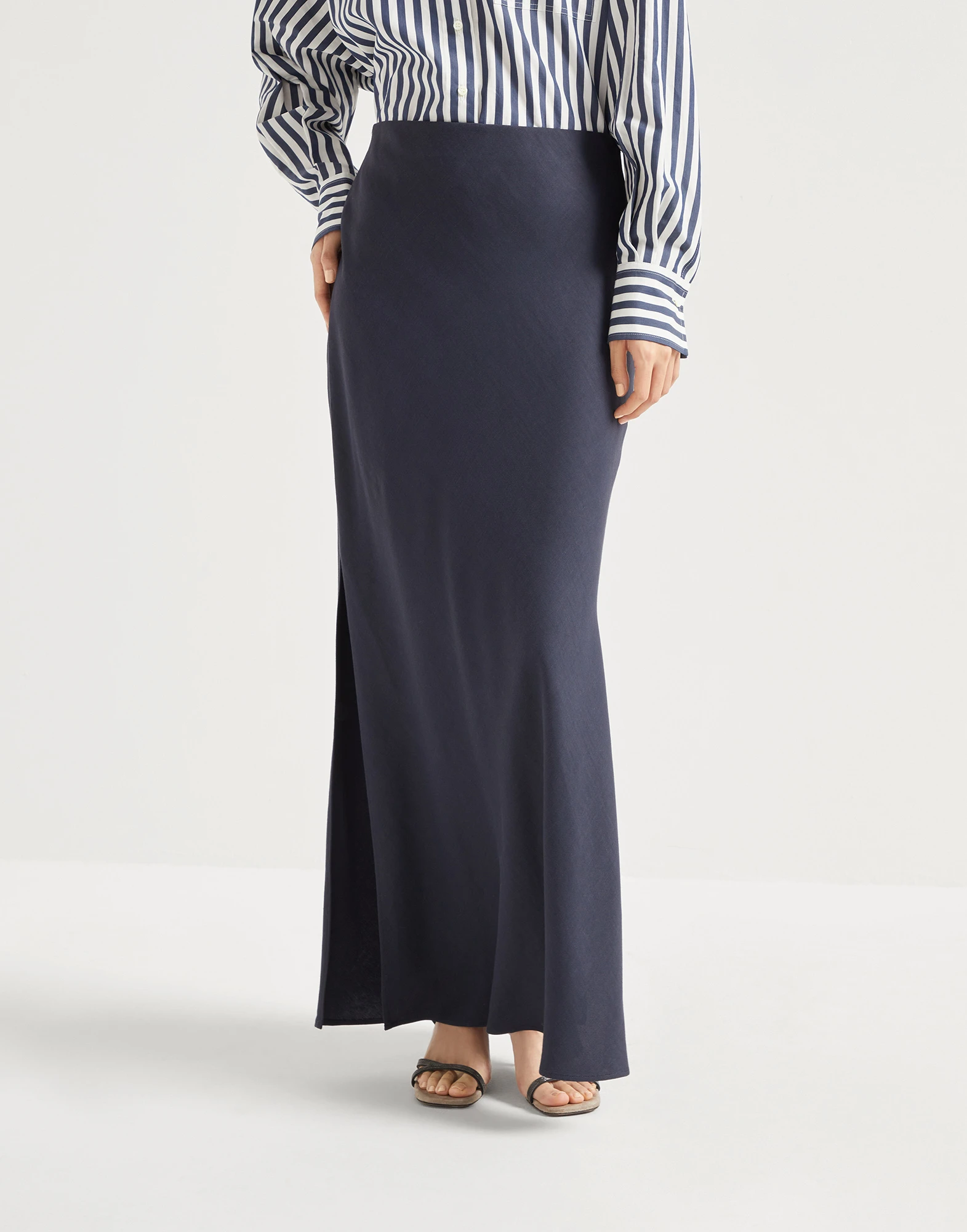 Bias-cut skirt