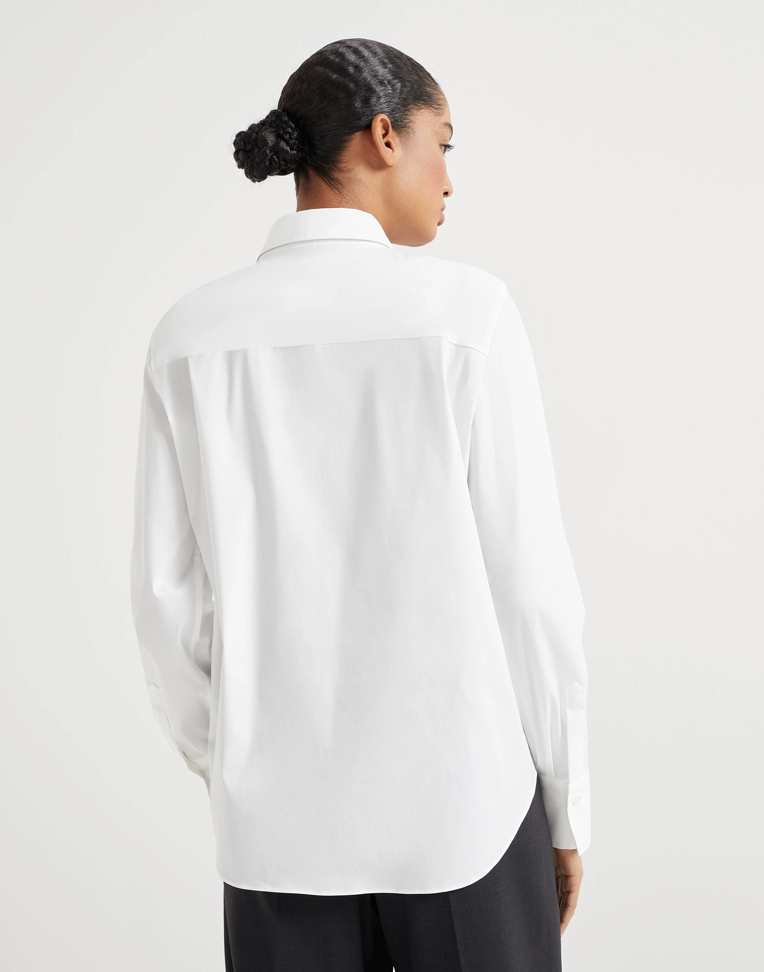 Shirt with monili