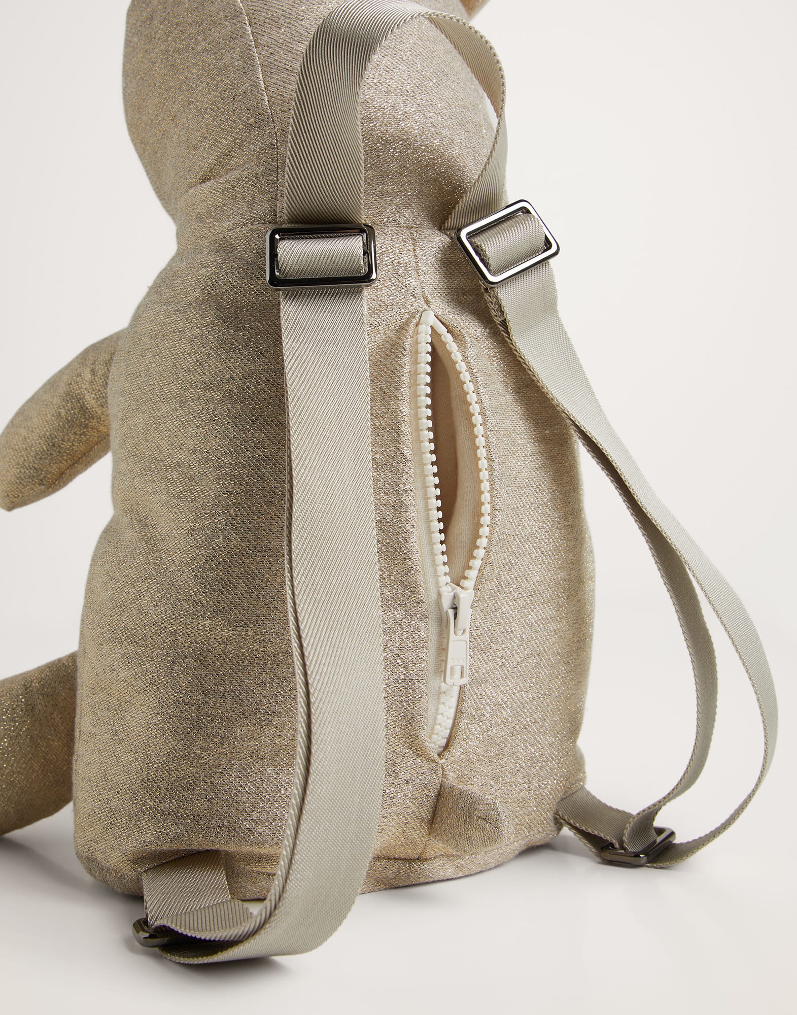 Sparkling jersey bear backpack