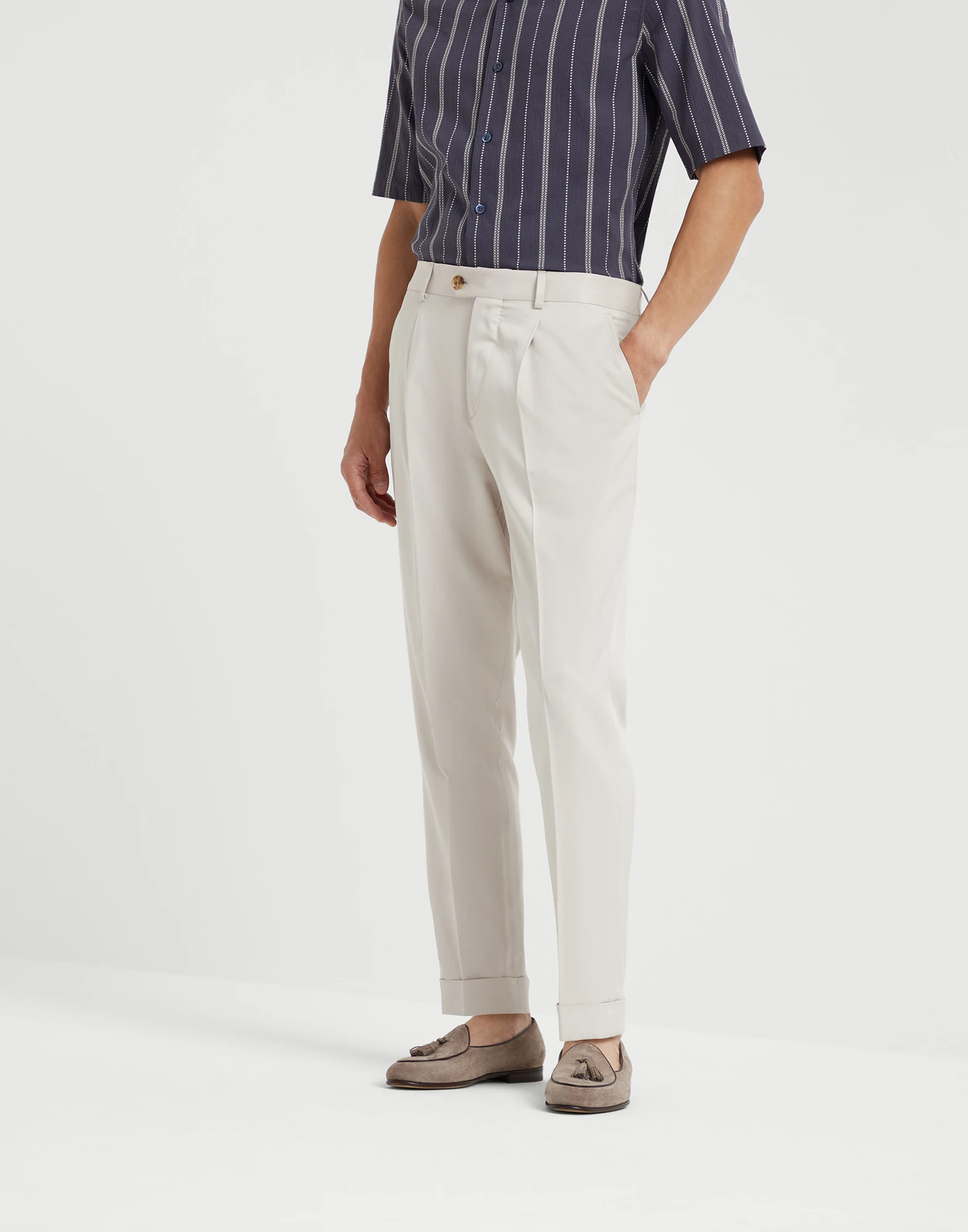 Twill trousers