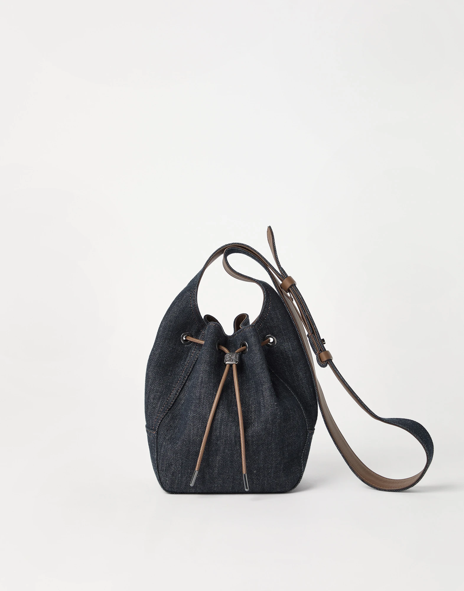 Denim small BC Duo Bucket bag