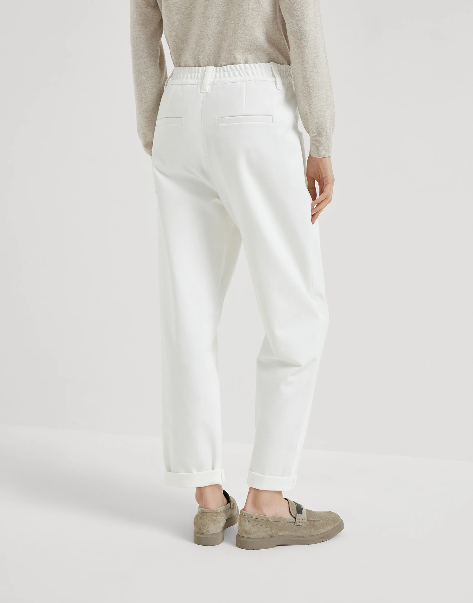 Couture interlock trousers