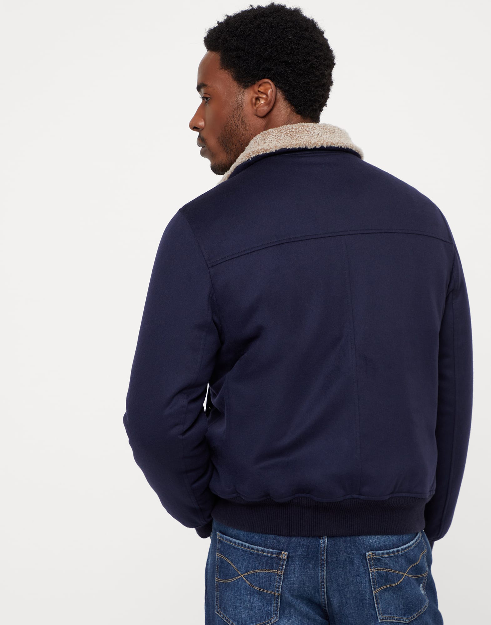 Cashmere and vicu?a jacket