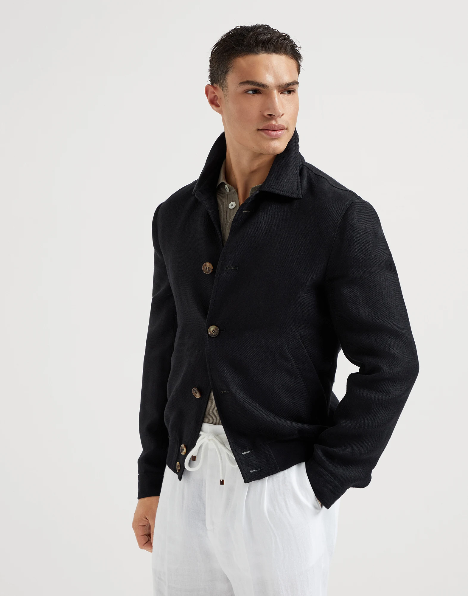 Diagonal twill jacket