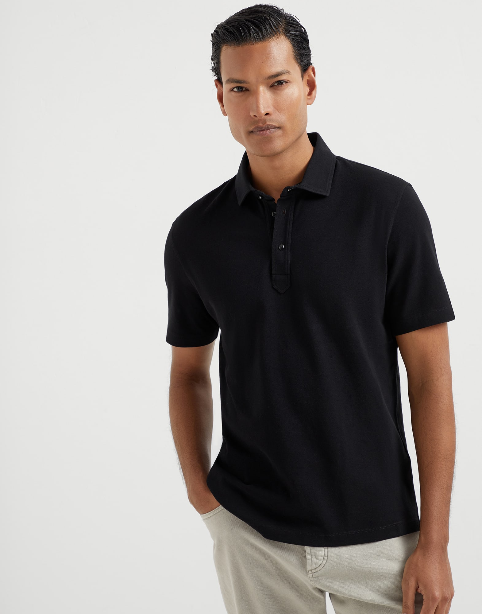Piqu�� polo shirt