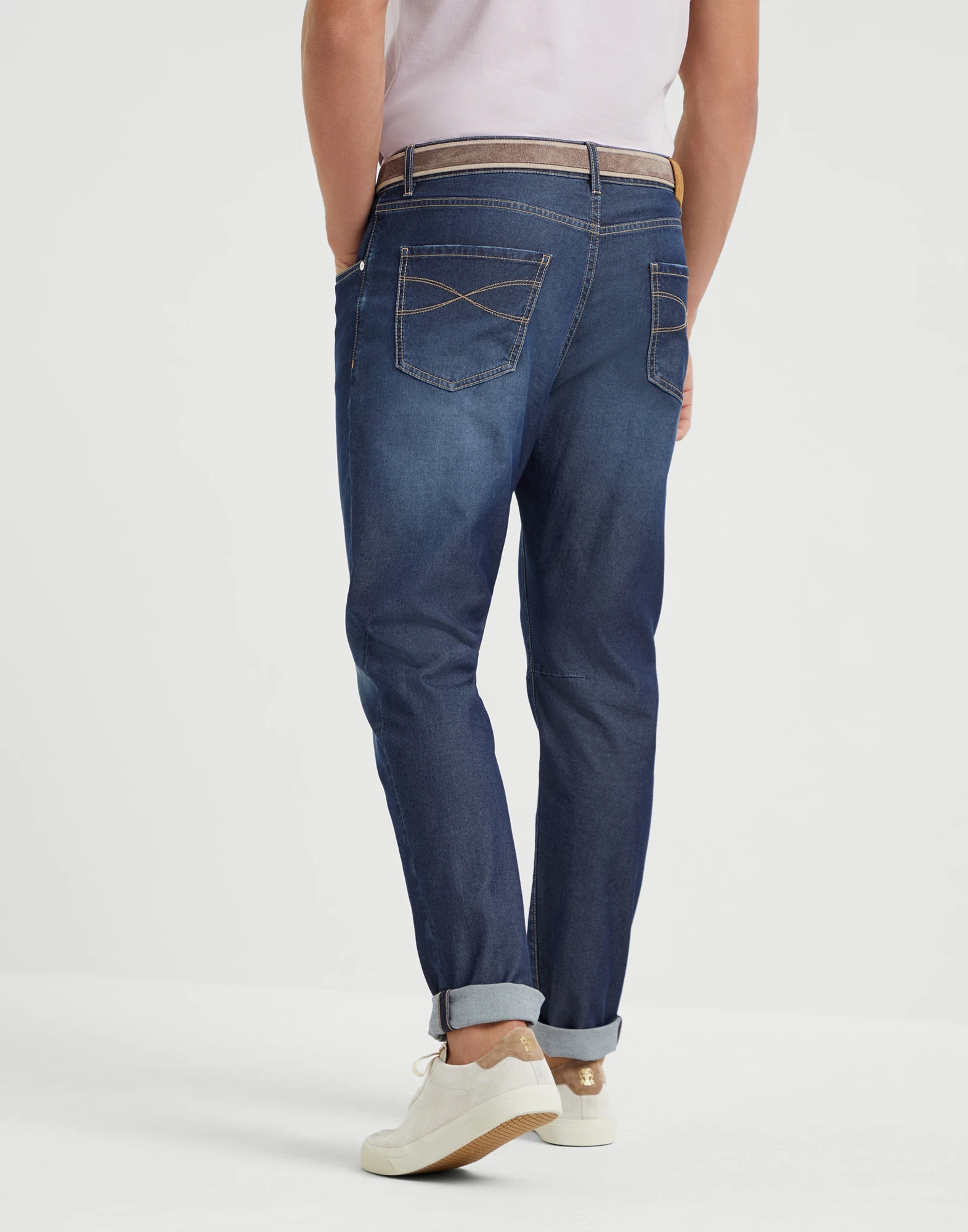 Comfort denim trousers