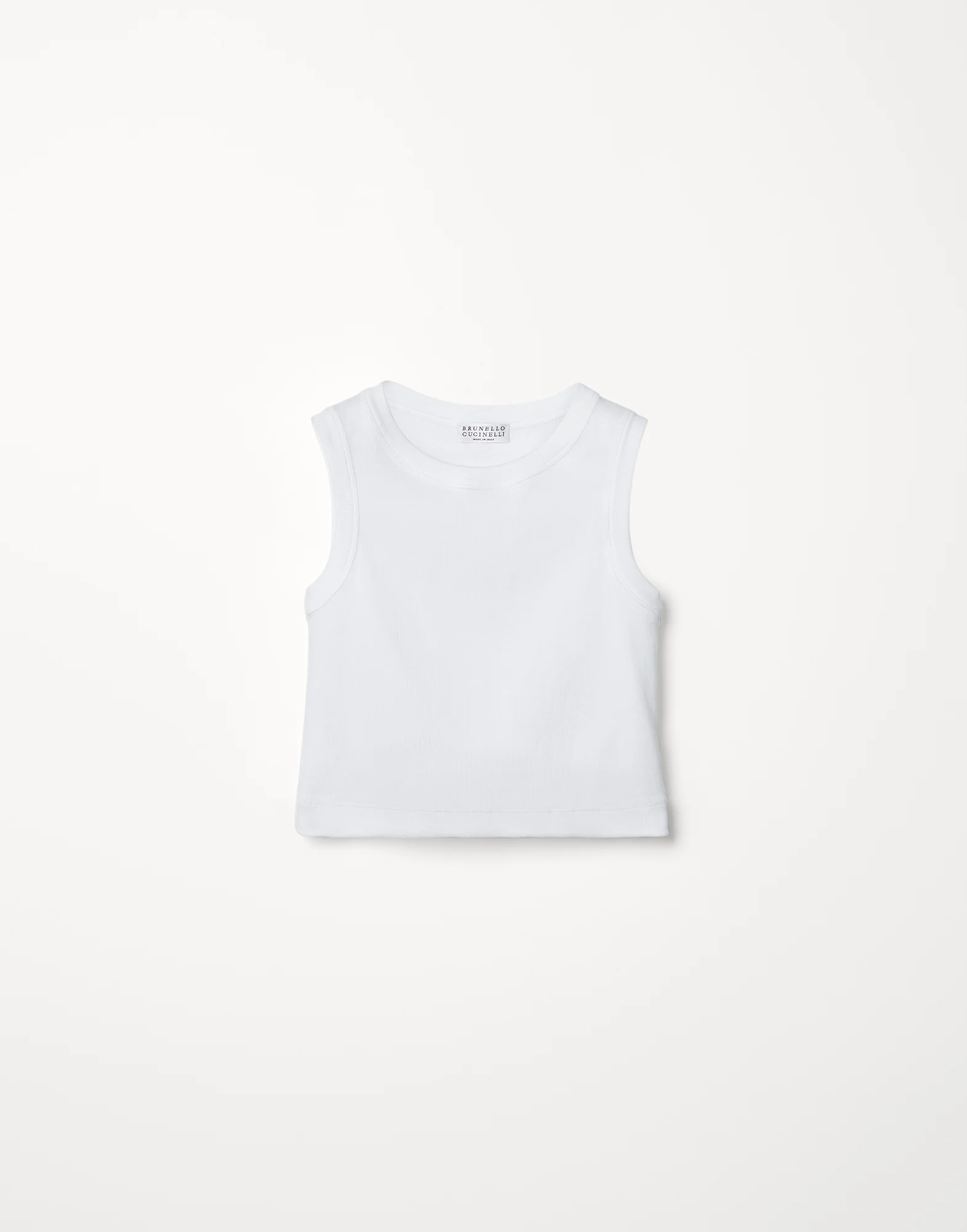 Ribbed jersey top