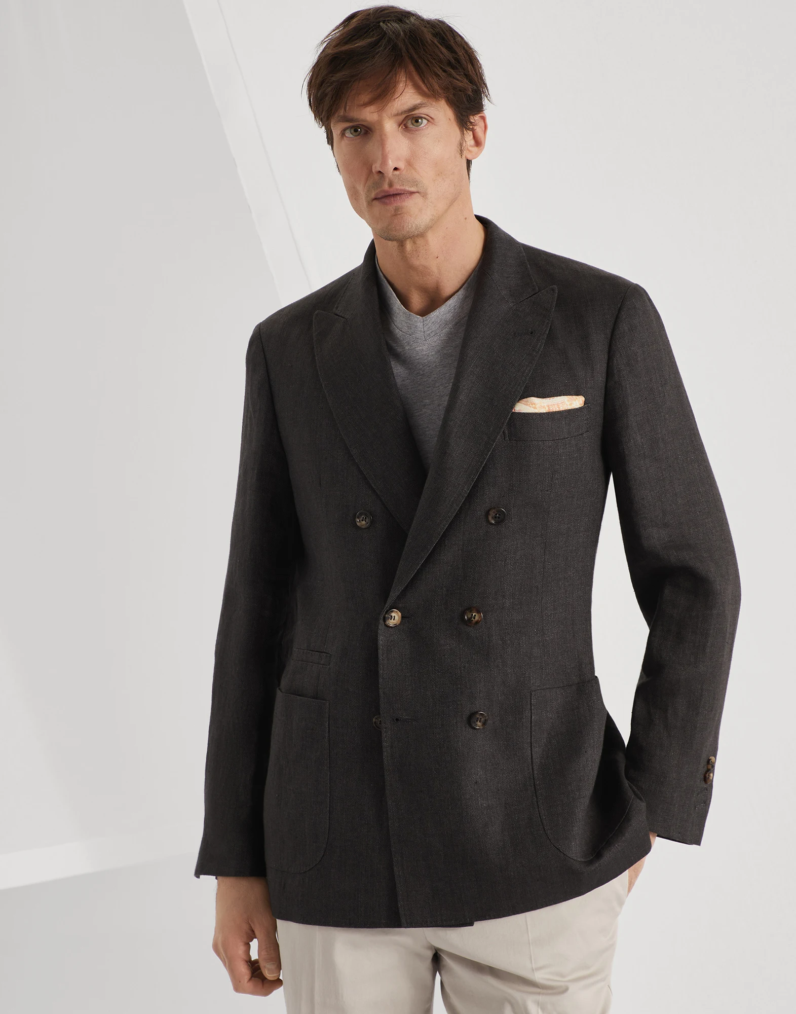 One-and-a-half breasted blazer