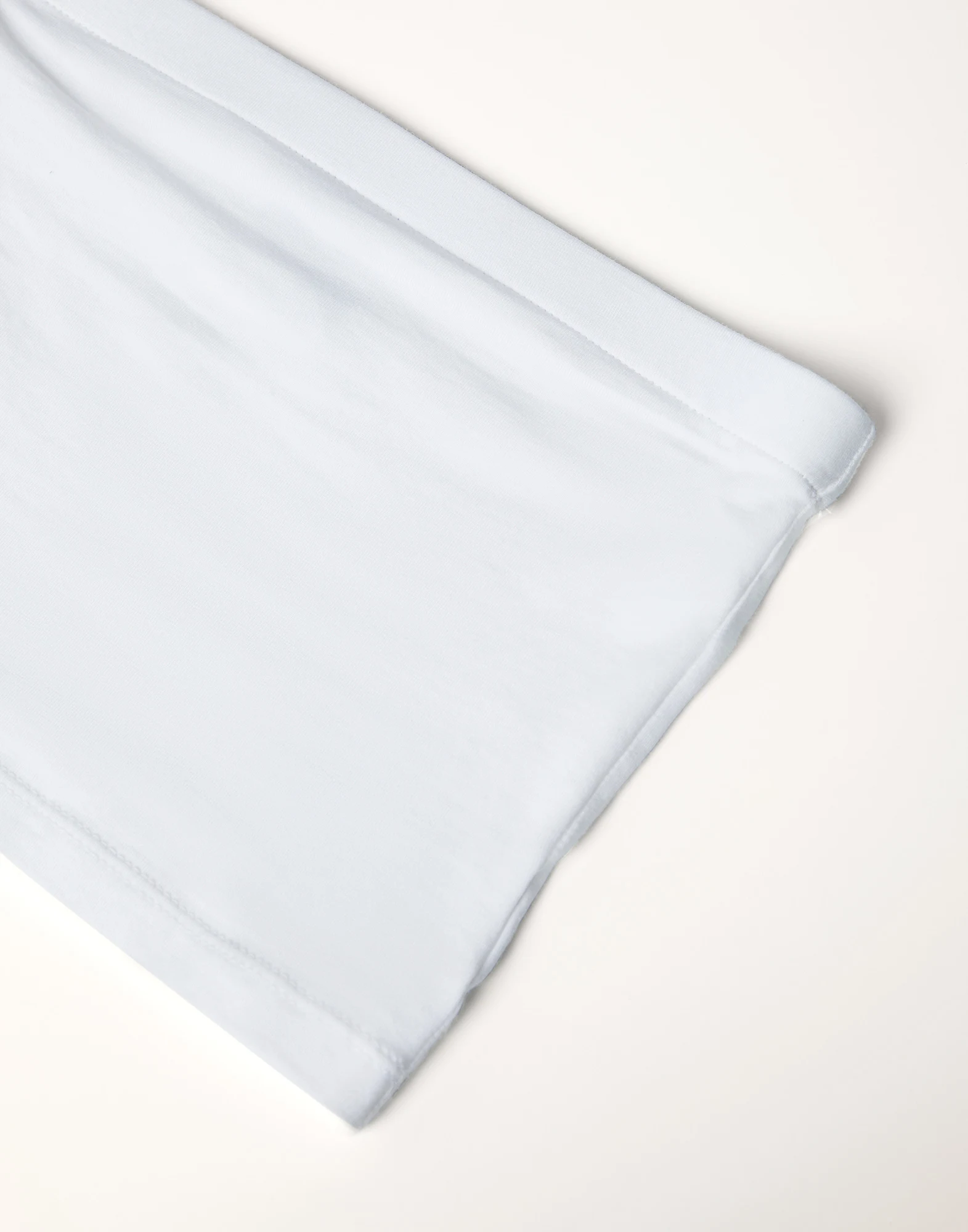 Stretch cotton jersey bandeau top