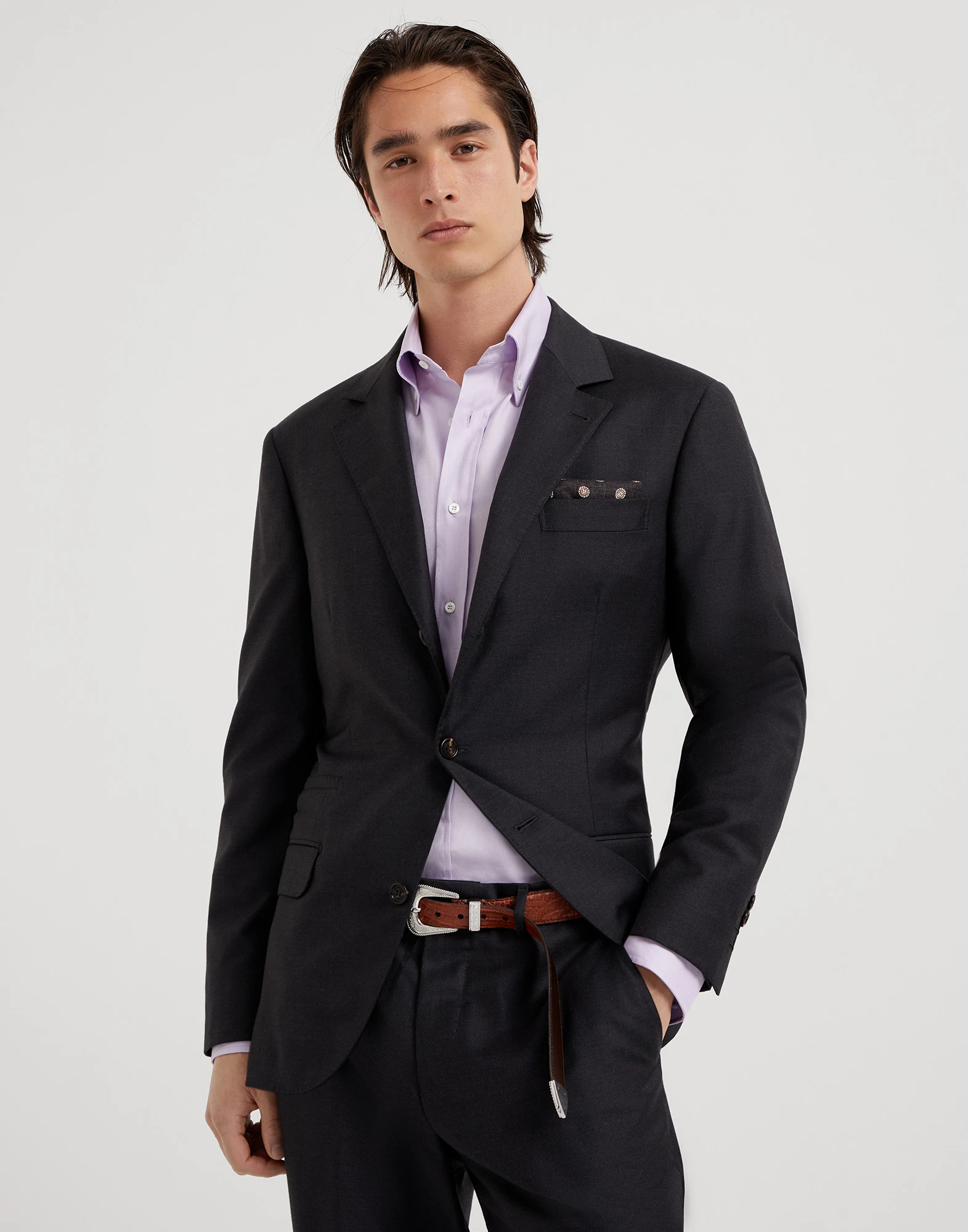 Twill blazer