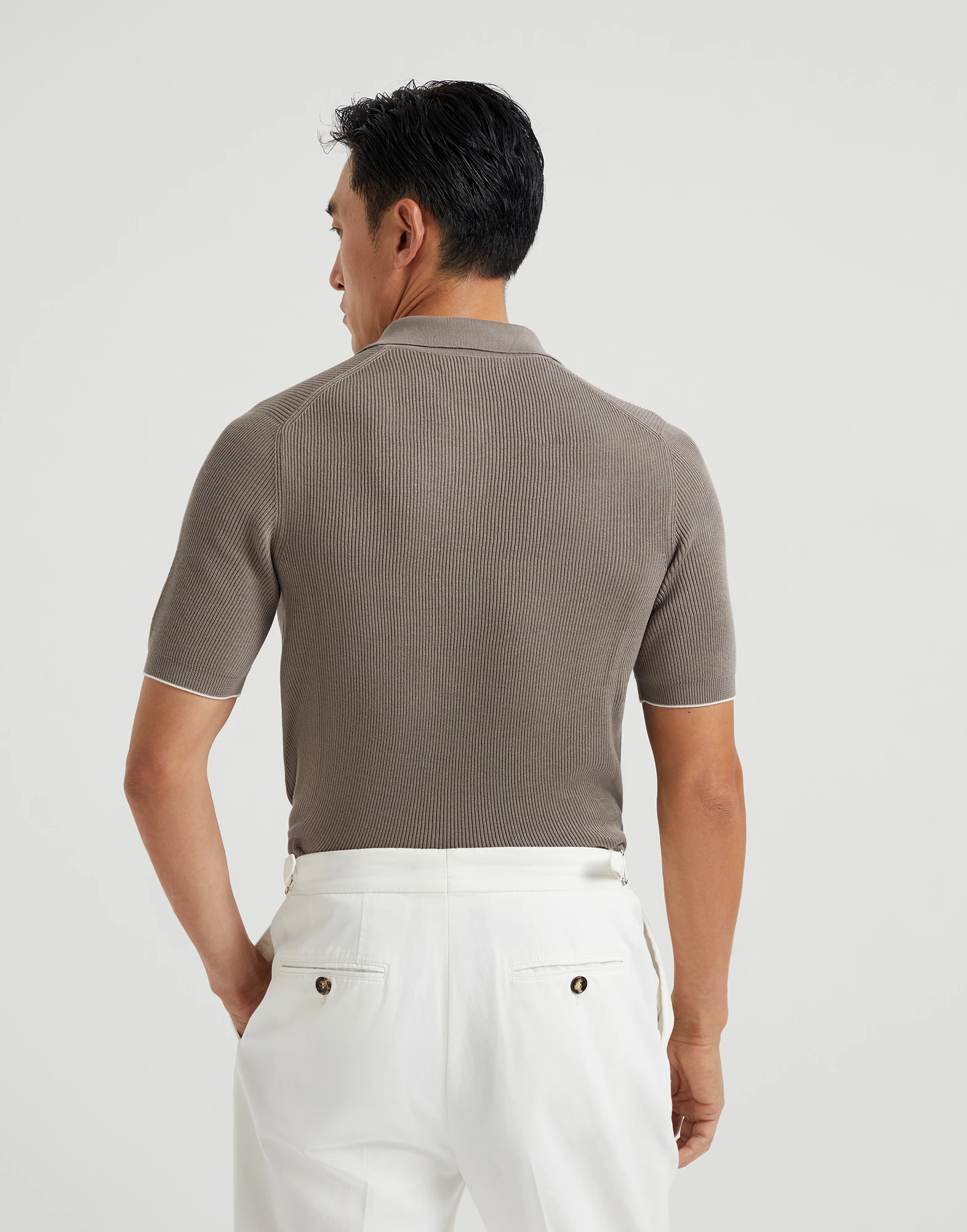 Polo-style sweater