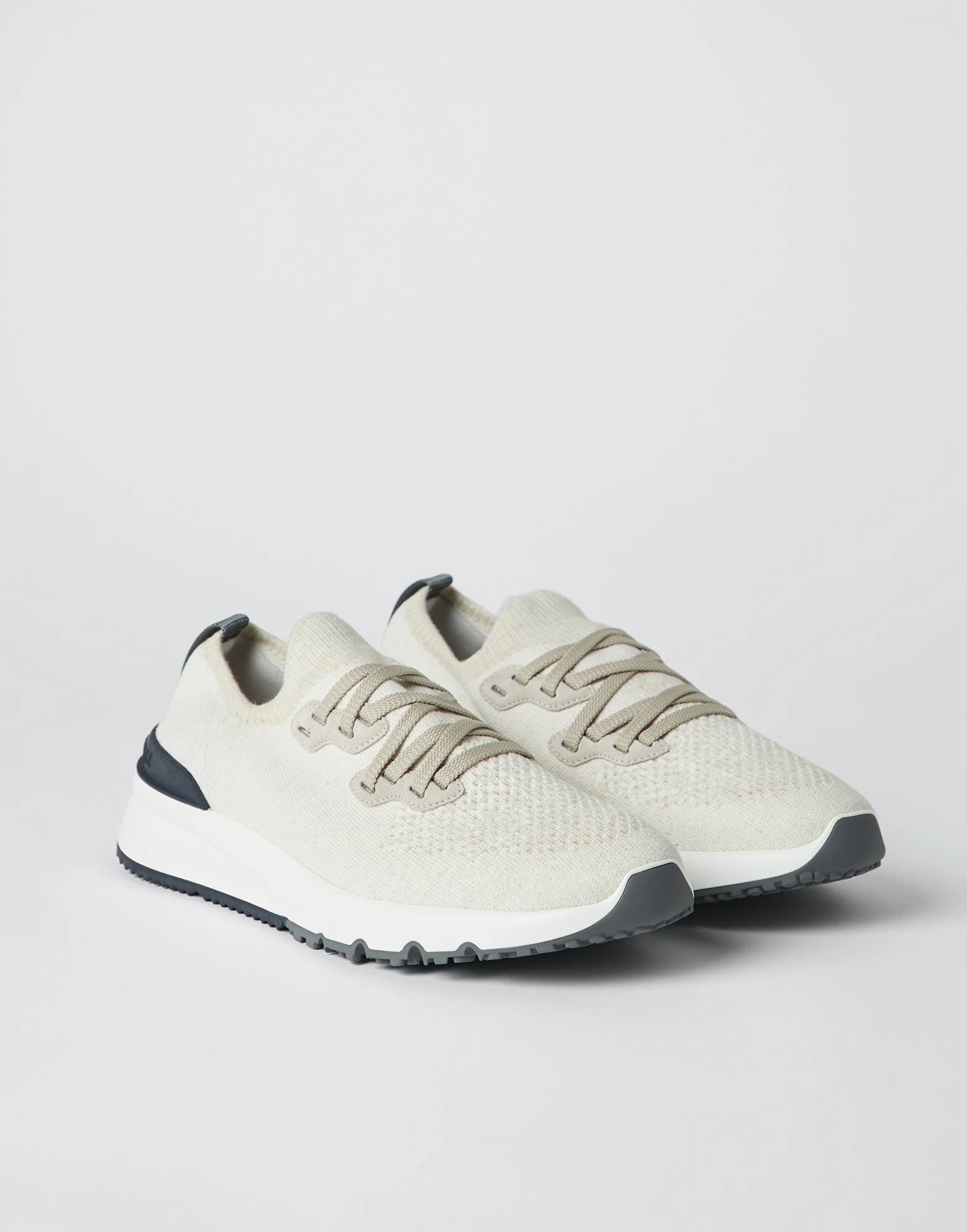 Cotton chine knit runners
