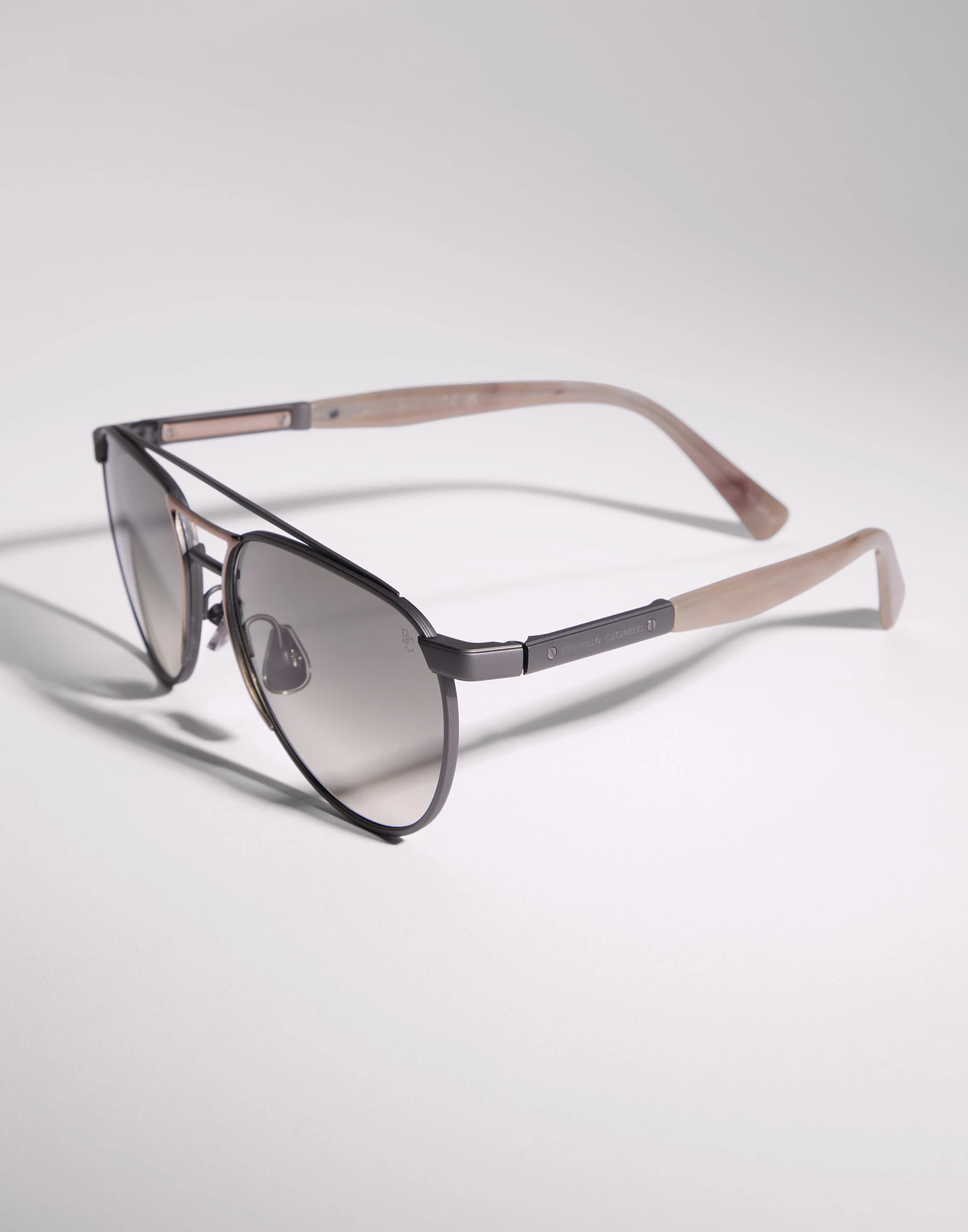 Aviator titanium sunglasses