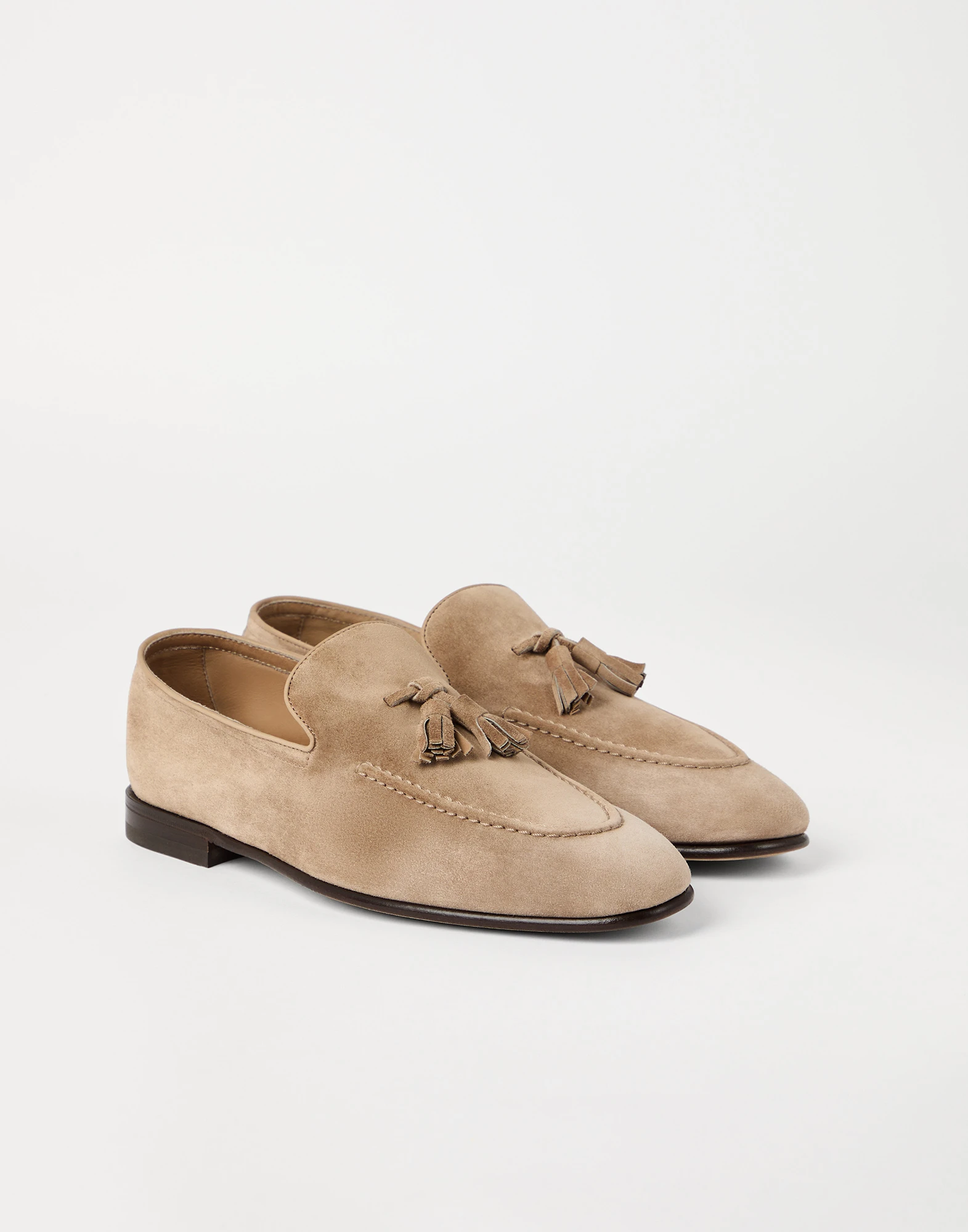 Suede loafers