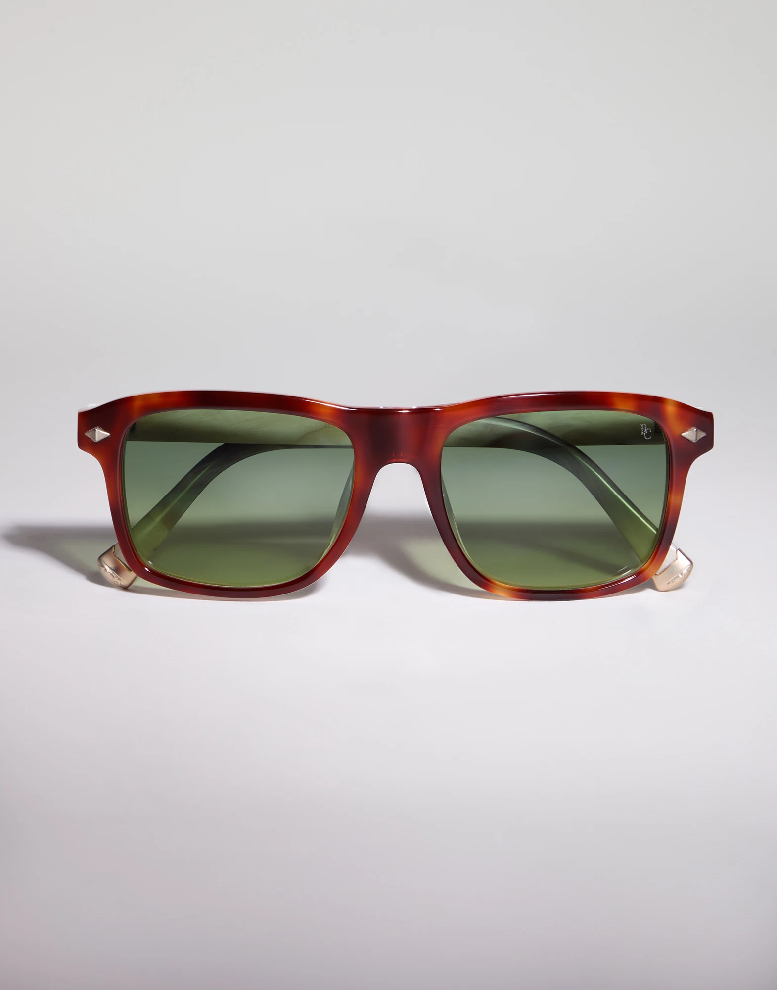 Rectangular acetate sunglasses