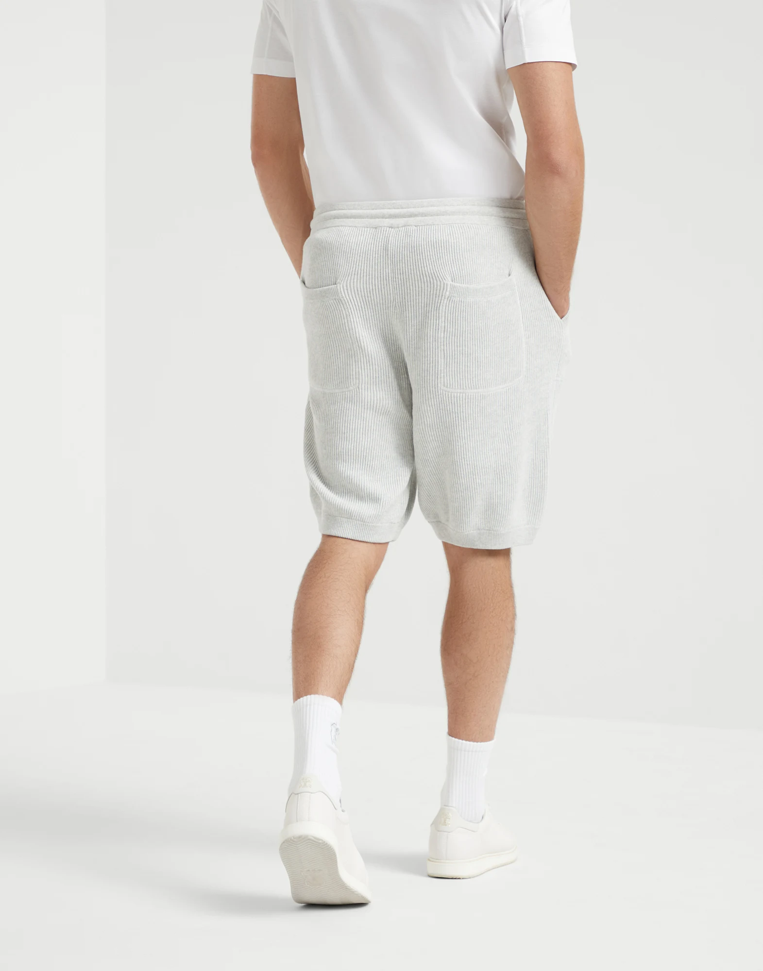 Knitted Bermuda shorts