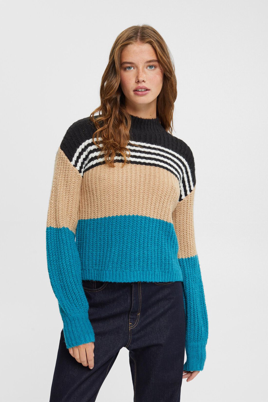 Pullover aus Grobstrick