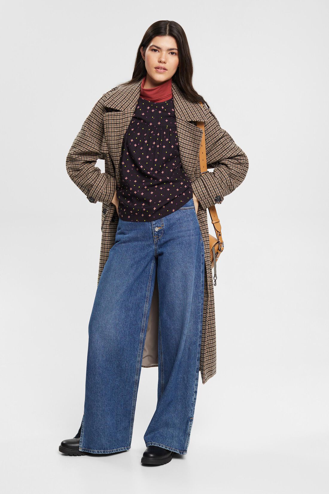 Bluse mit Muster, LENZING&trade; ECOVERO&trade;