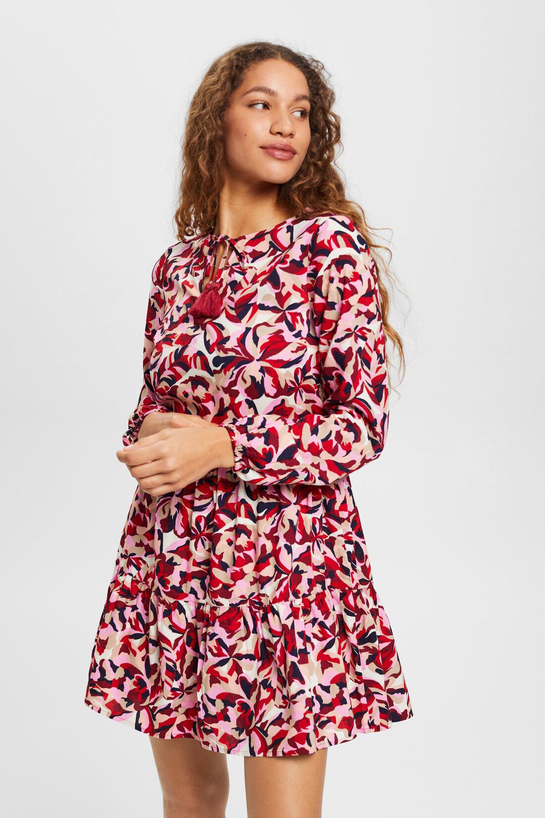 Gemustertes Strandkleid
