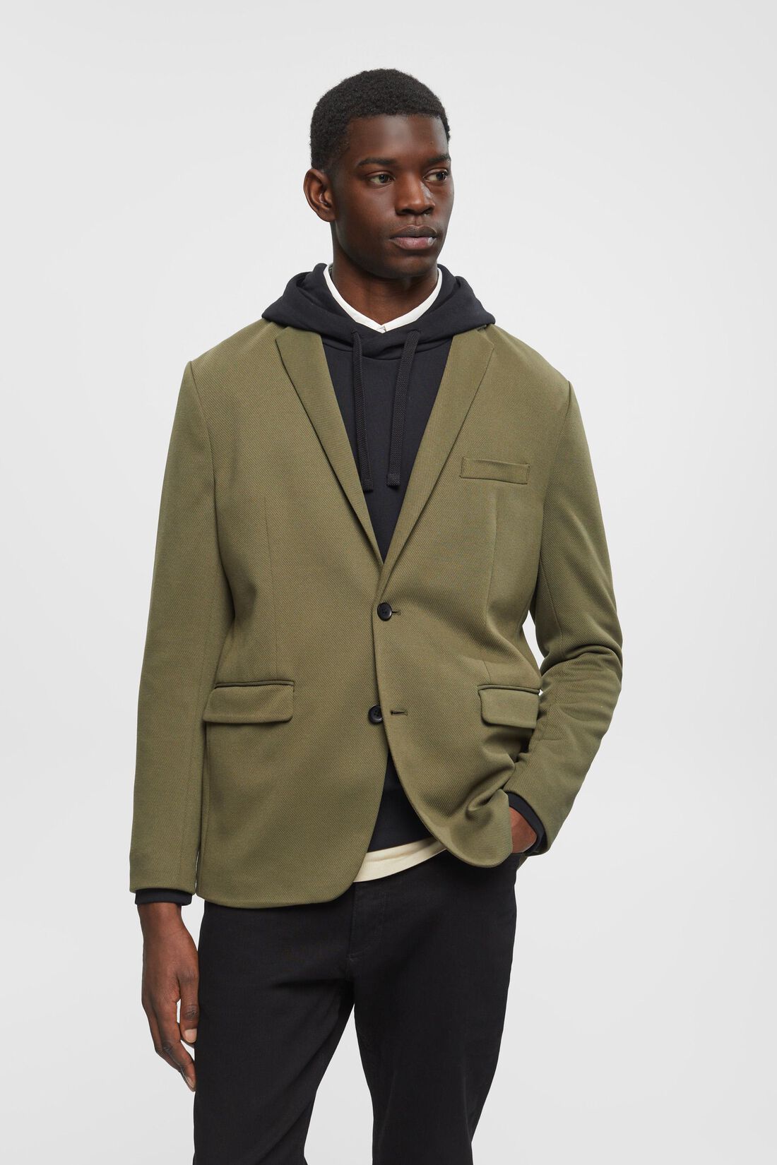 Strukturierter Slim-Fit-Blazer