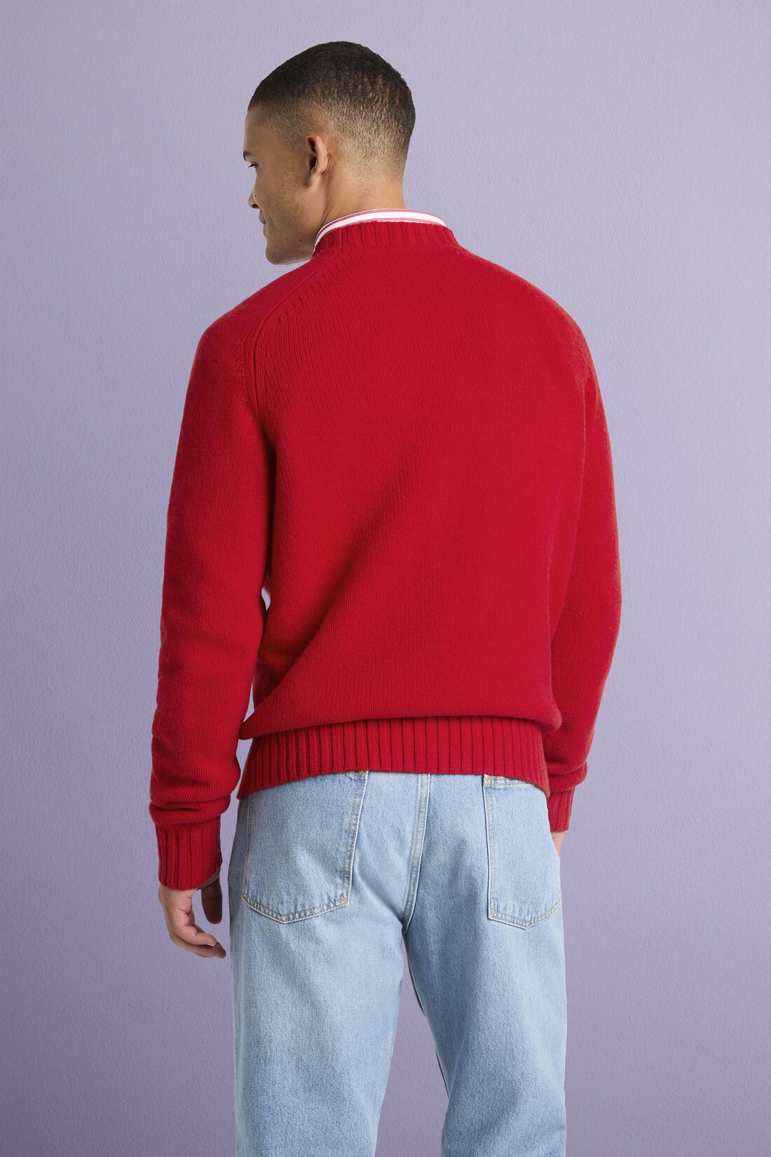 Logo-Pullover aus Wolle und Kaschmir