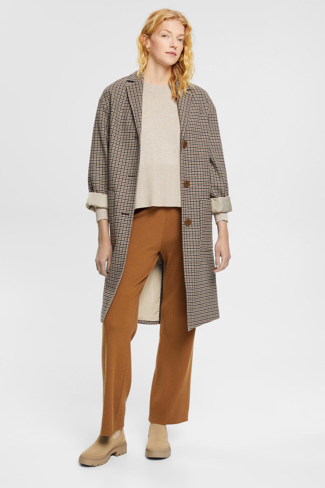 Zweifarbiger Pullover