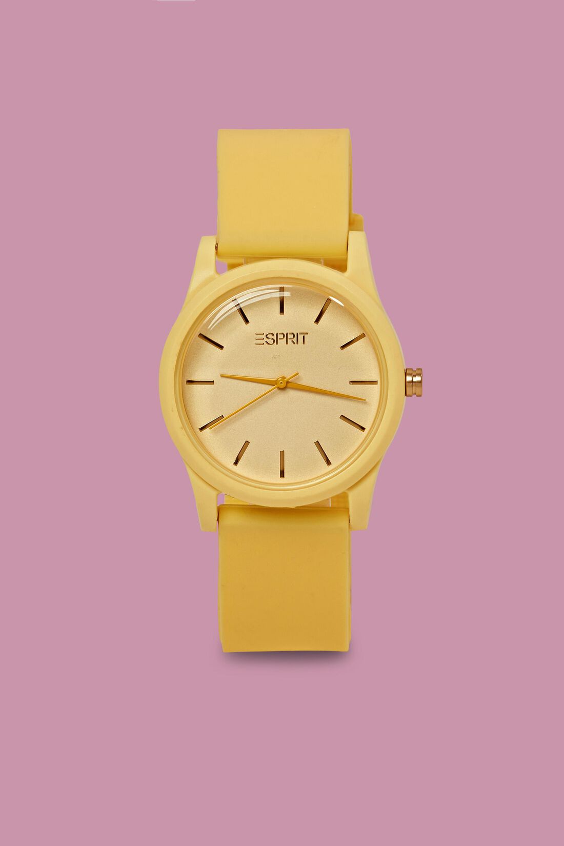 Farbige Uhr mit Gummiarmband