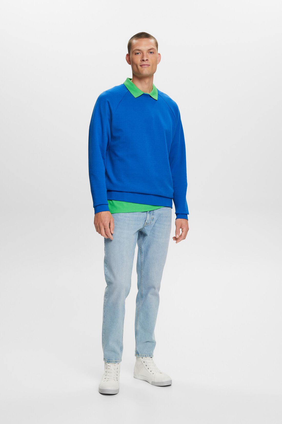 Klassisches Sweatshirt, Baumwollmix