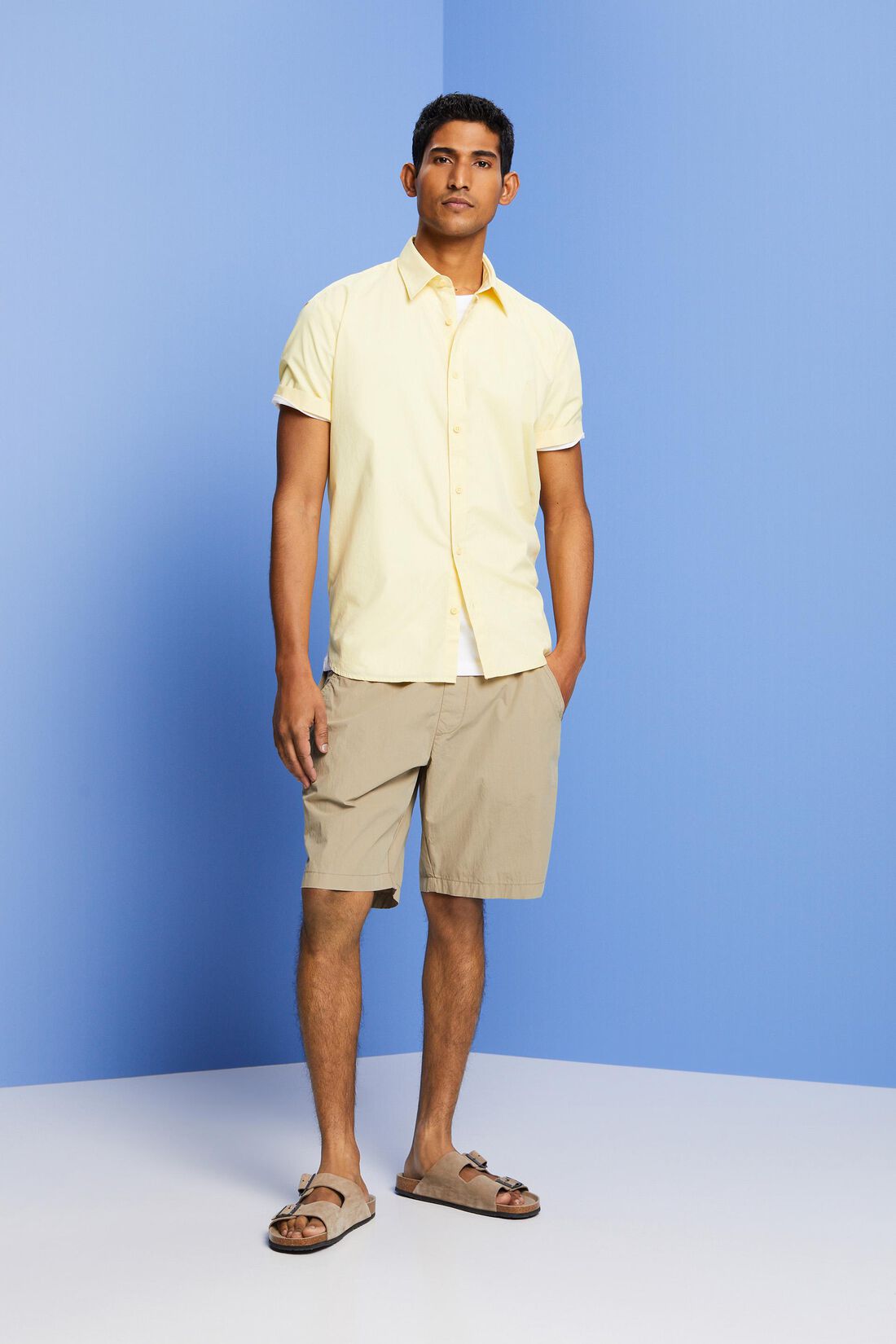 Kurz&auml;rmeliges Button-Down-Hemd