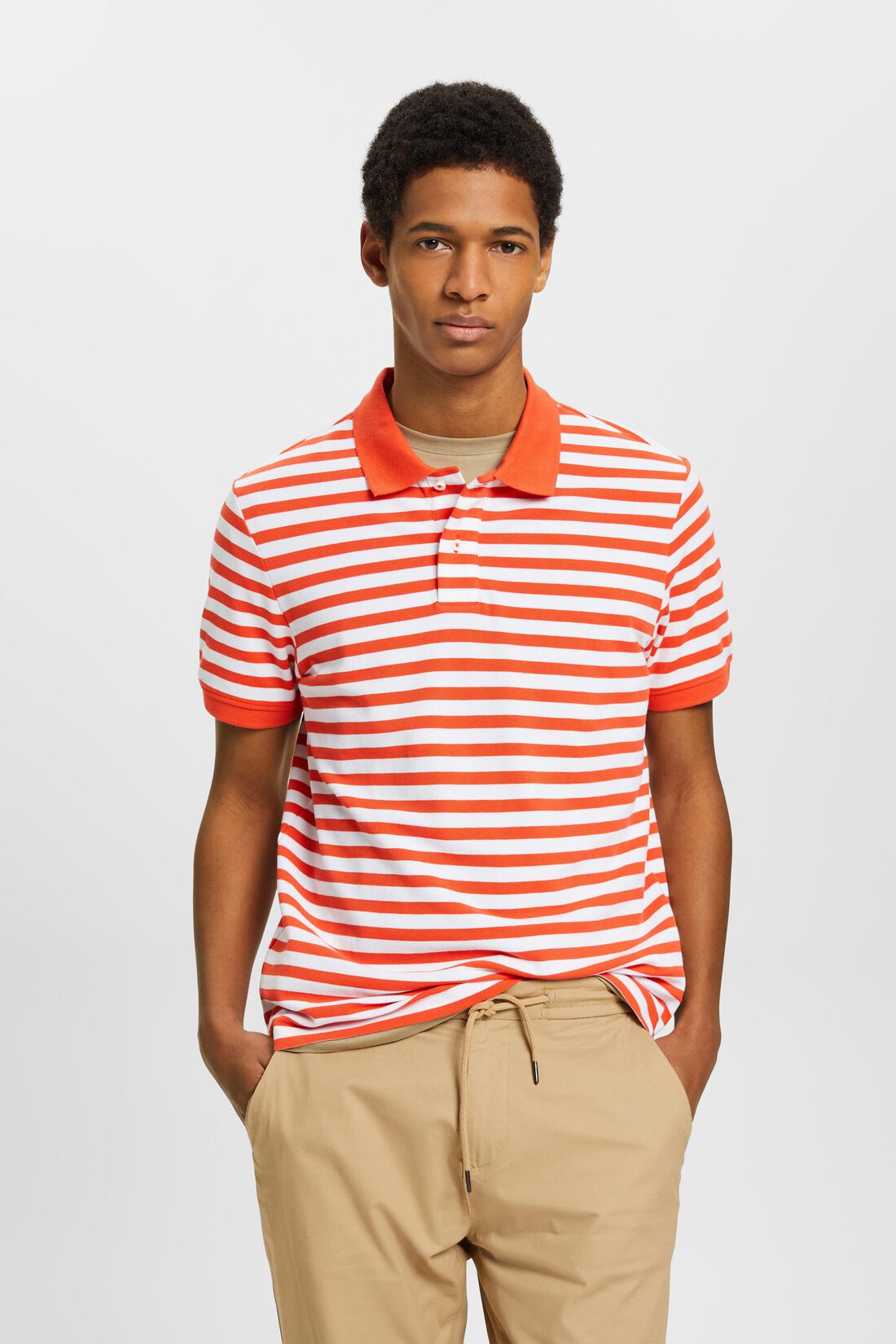 Gestreiftes Slim-Fit-Poloshirt