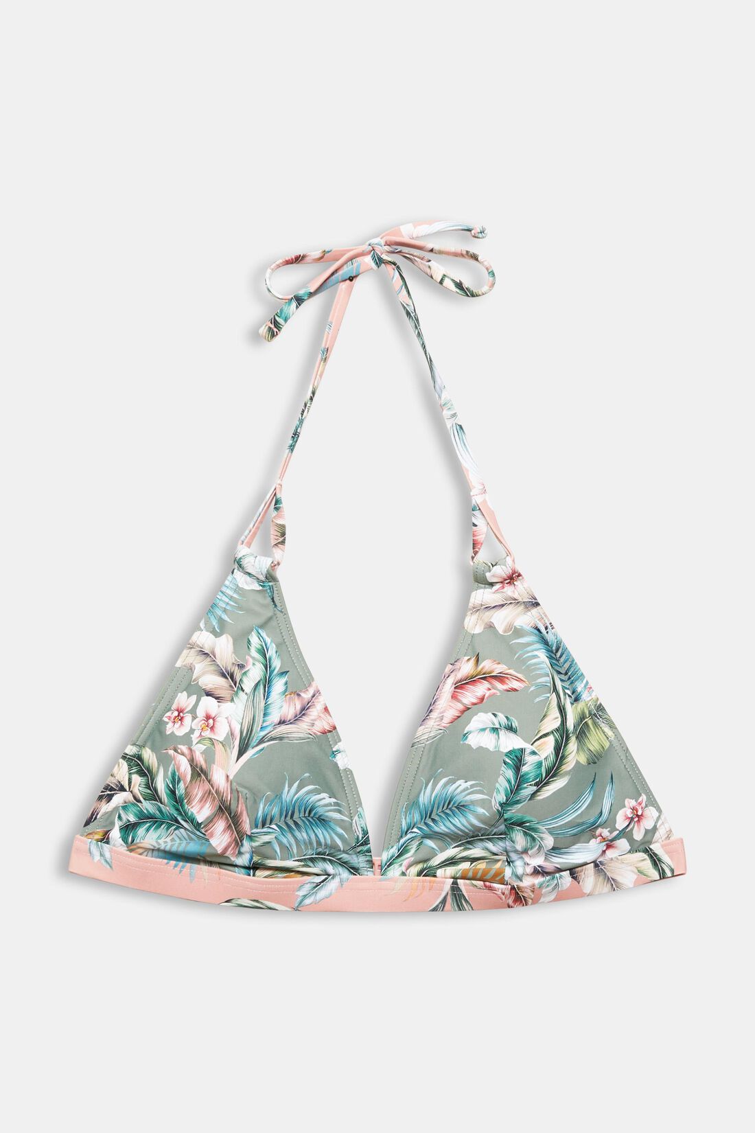Recycelt: Neckholder mit Tropical-Print