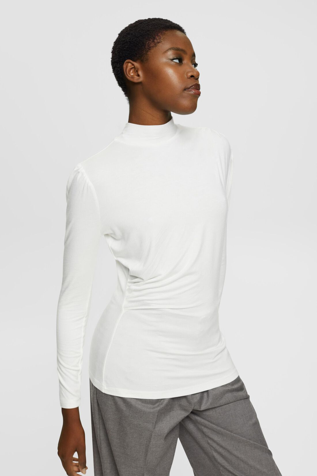 Longsleeve mit Puff&auml;rmeln