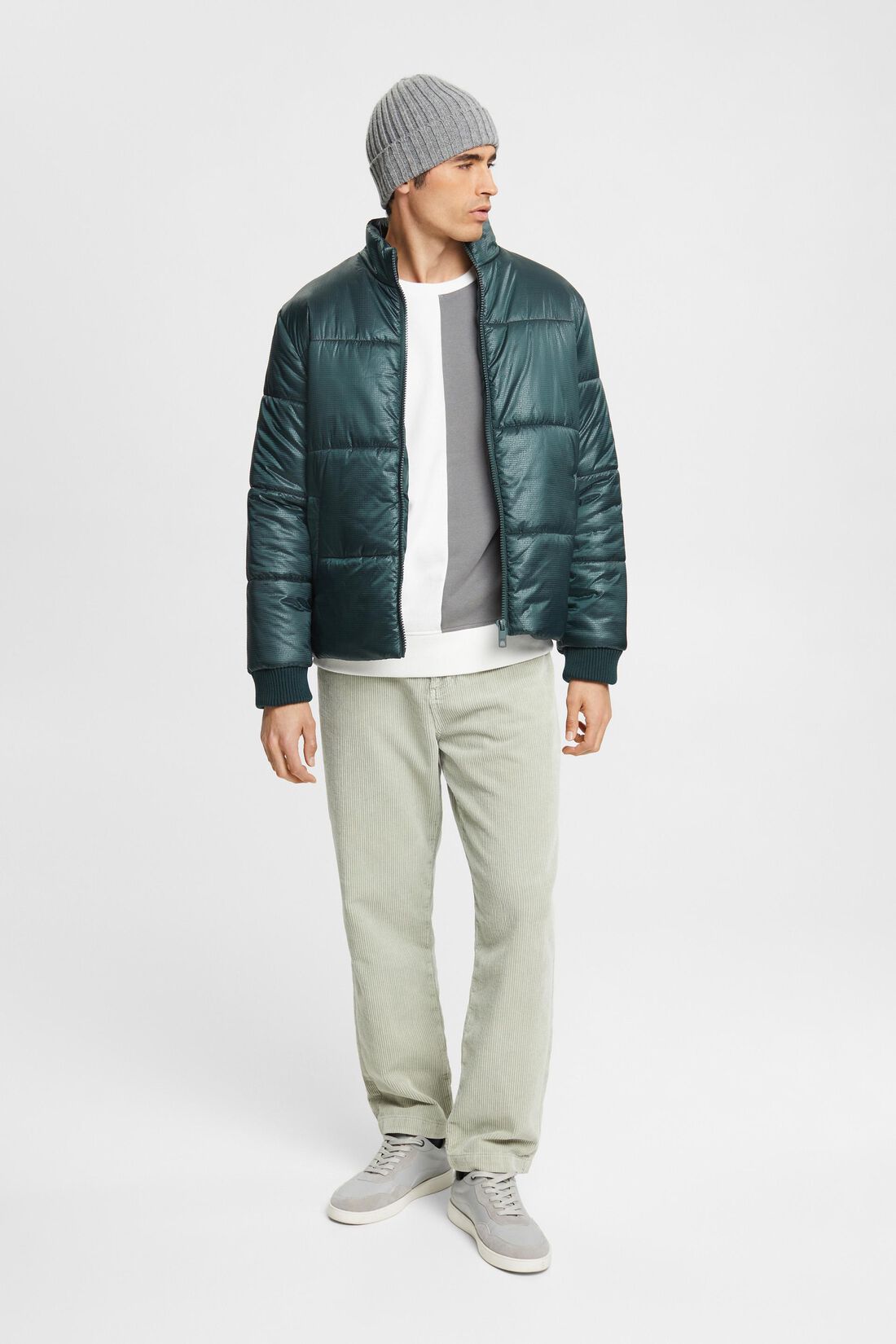 Gemusterte Pufferjacke